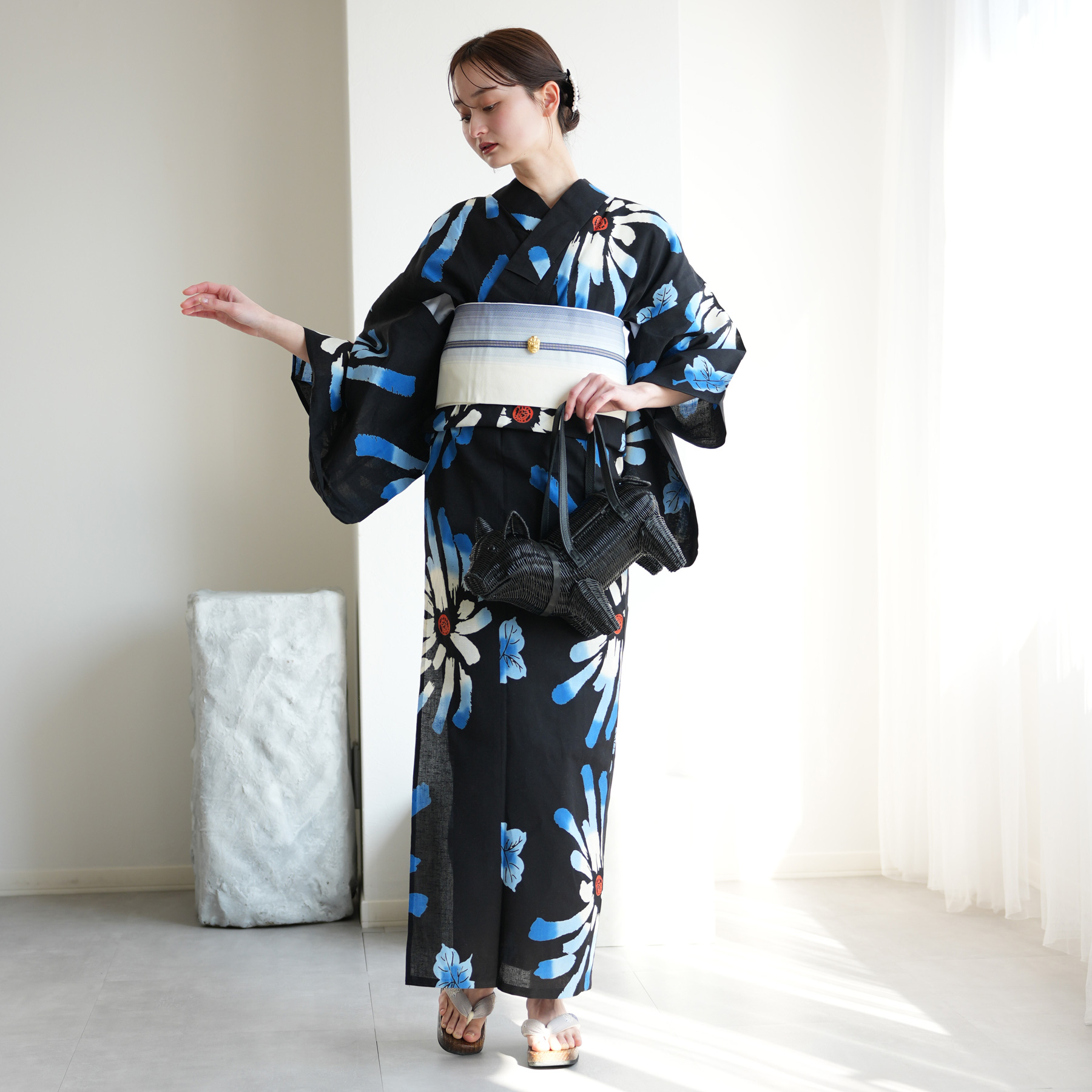 utatane 浴衣 レディース セット × 注染工房 特選 注染浴衣3点セット