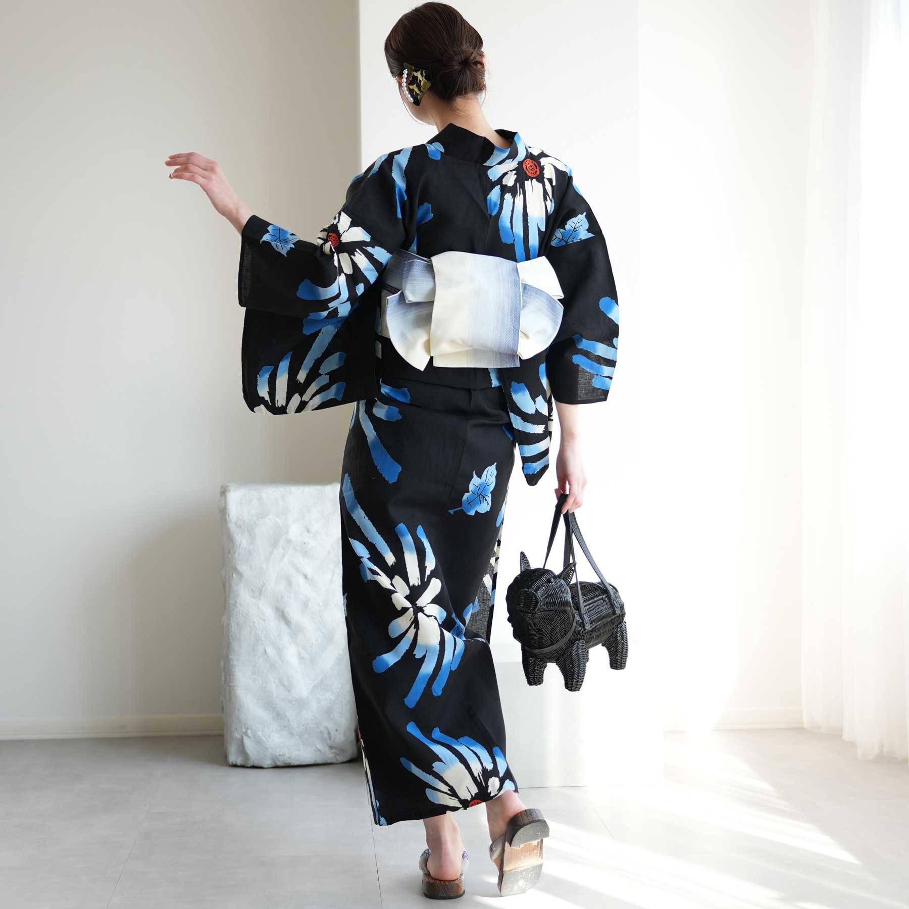 utatane 浴衣 レディース セット × 注染工房 特選 注染浴衣3点セット