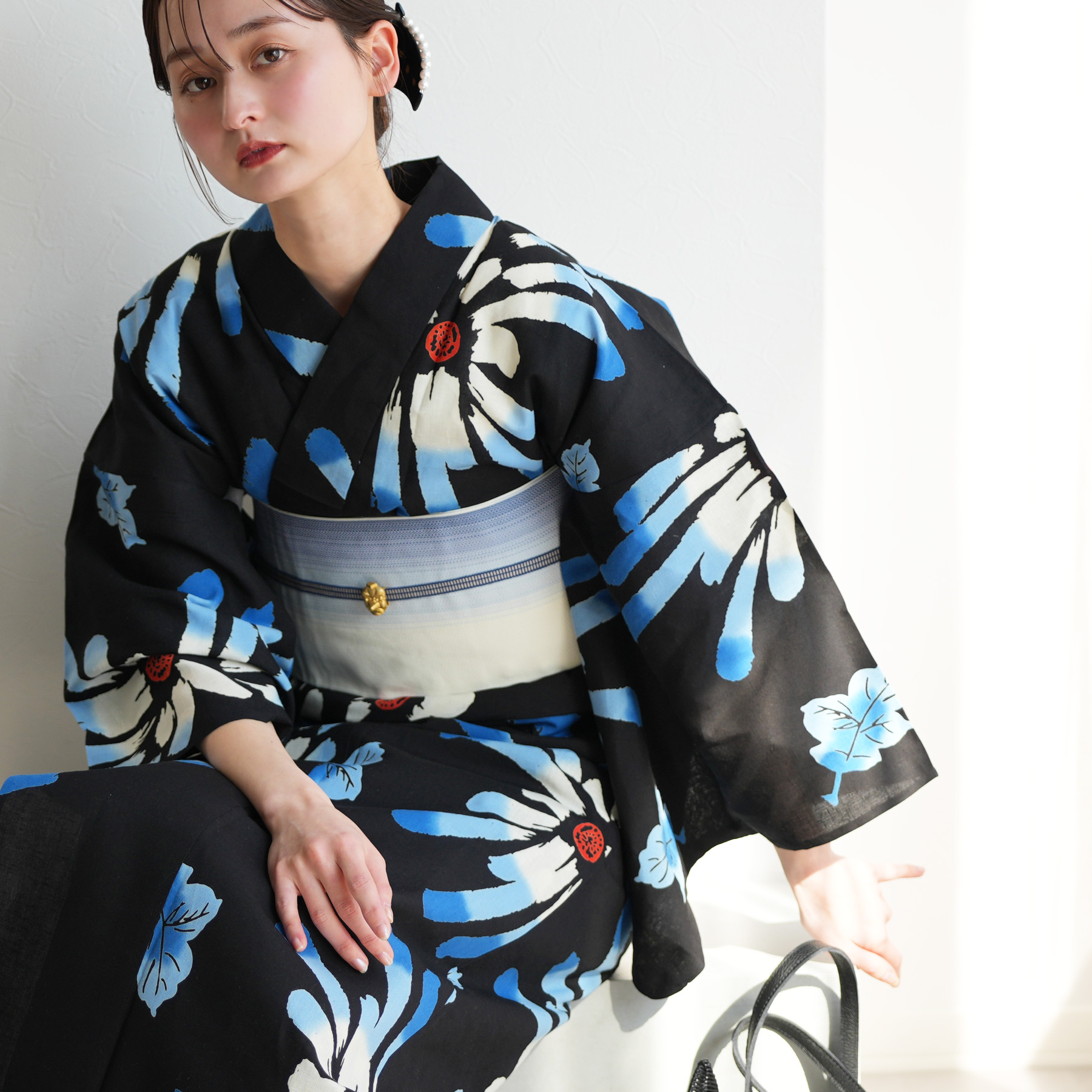 utatane 浴衣 レディース セット × 注染工房 特選 注染浴衣3点セット