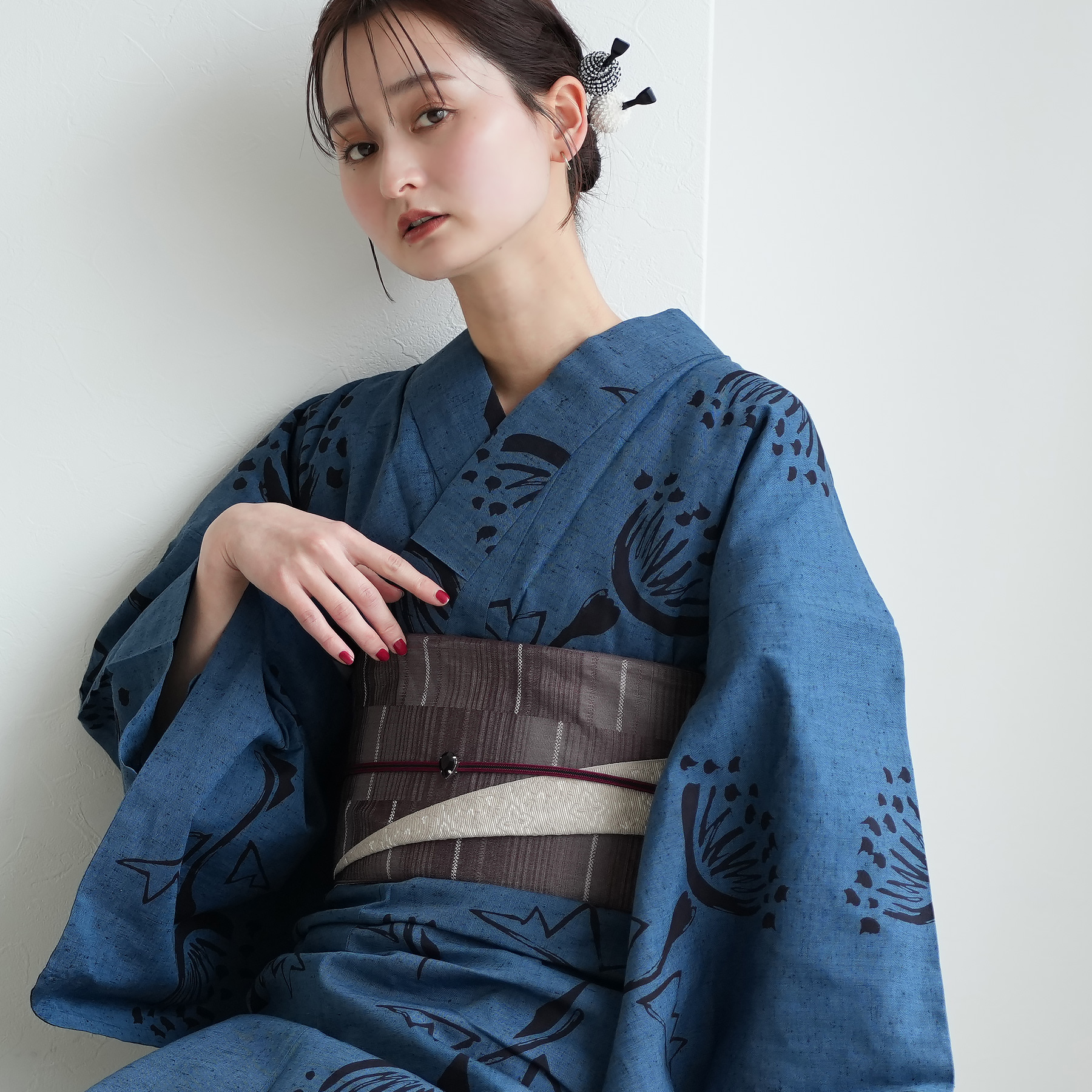 utatane 浴衣 レディース セット × 注染工房 特選 注染浴衣3点 utatane 浴衣 レディース セット × 注染工房 特選 注染浴衣3点