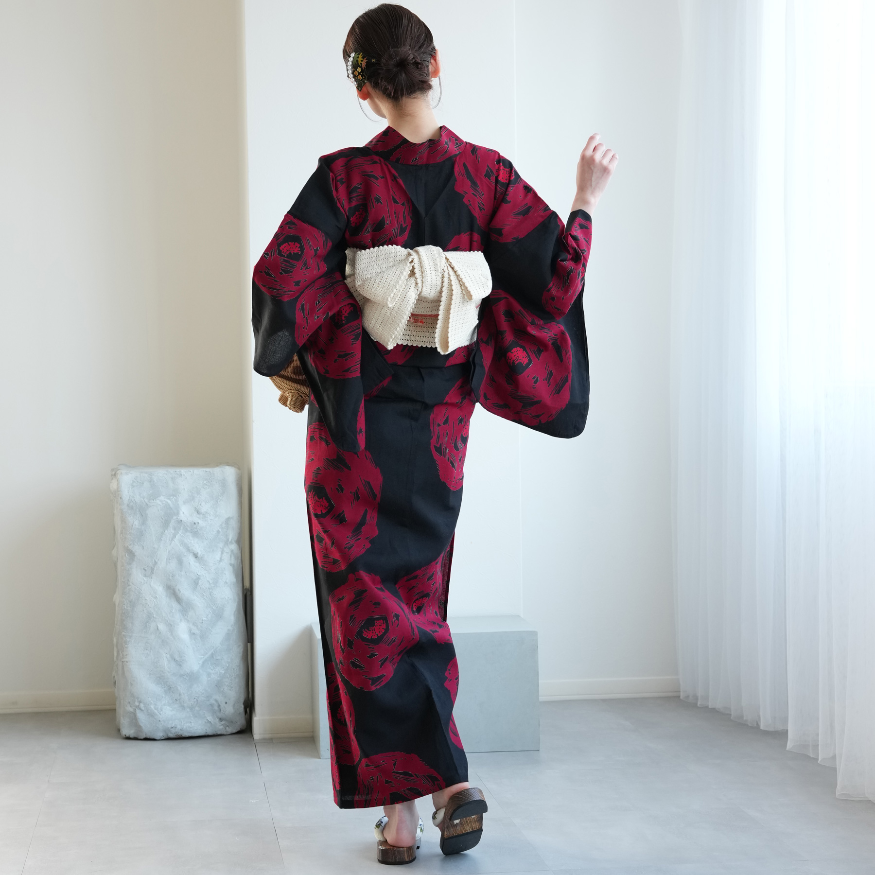 utatane 浴衣 レディース セット × 注染工房 特選 注染浴衣3点セット