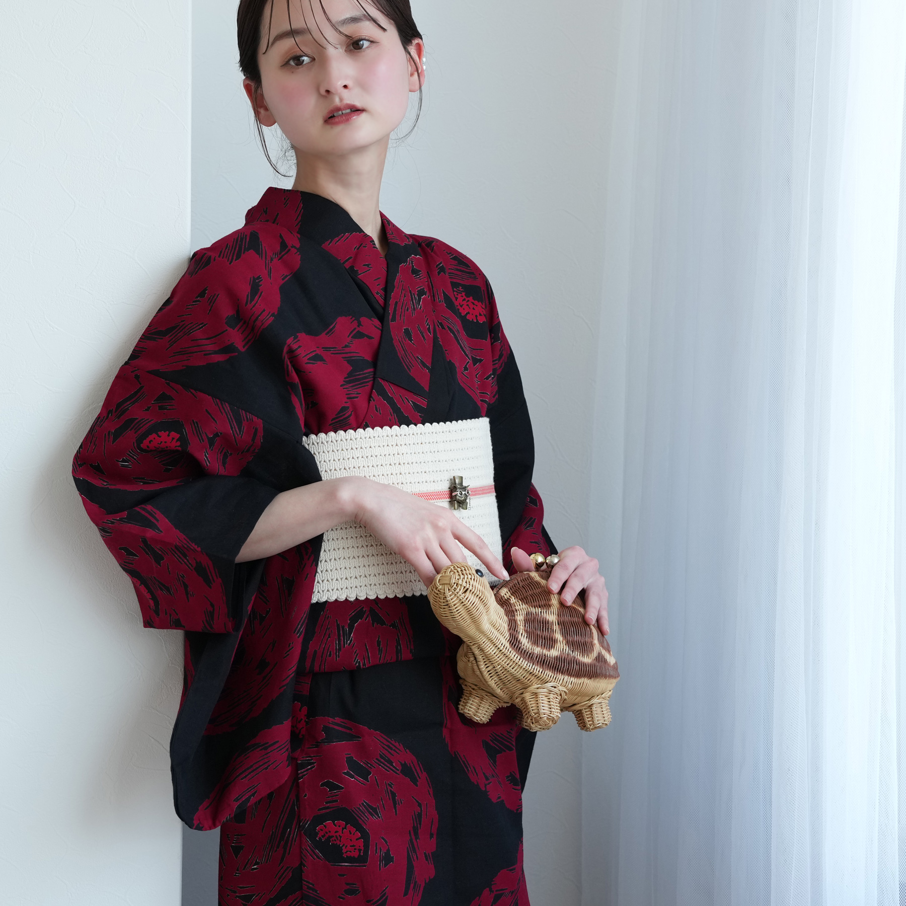 utatane 浴衣 レディース セット × 注染工房 特選 注染浴衣3点セット