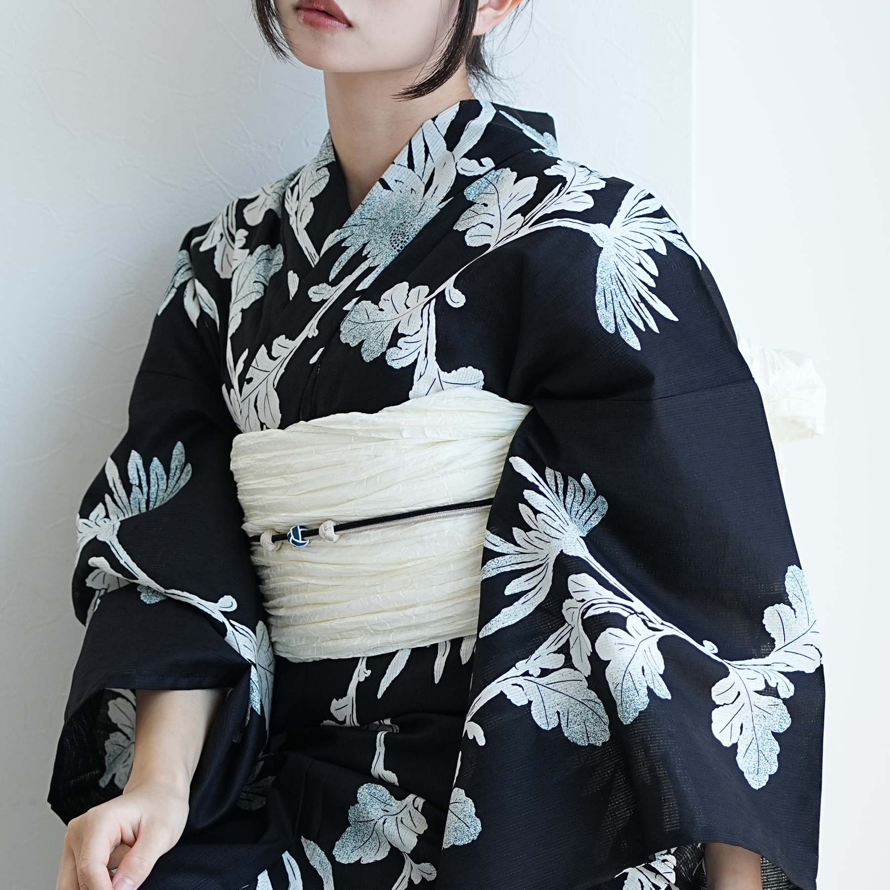 utatane 浴衣 レディース セット Sサイズ 浴衣 3点セット 高級変わり織