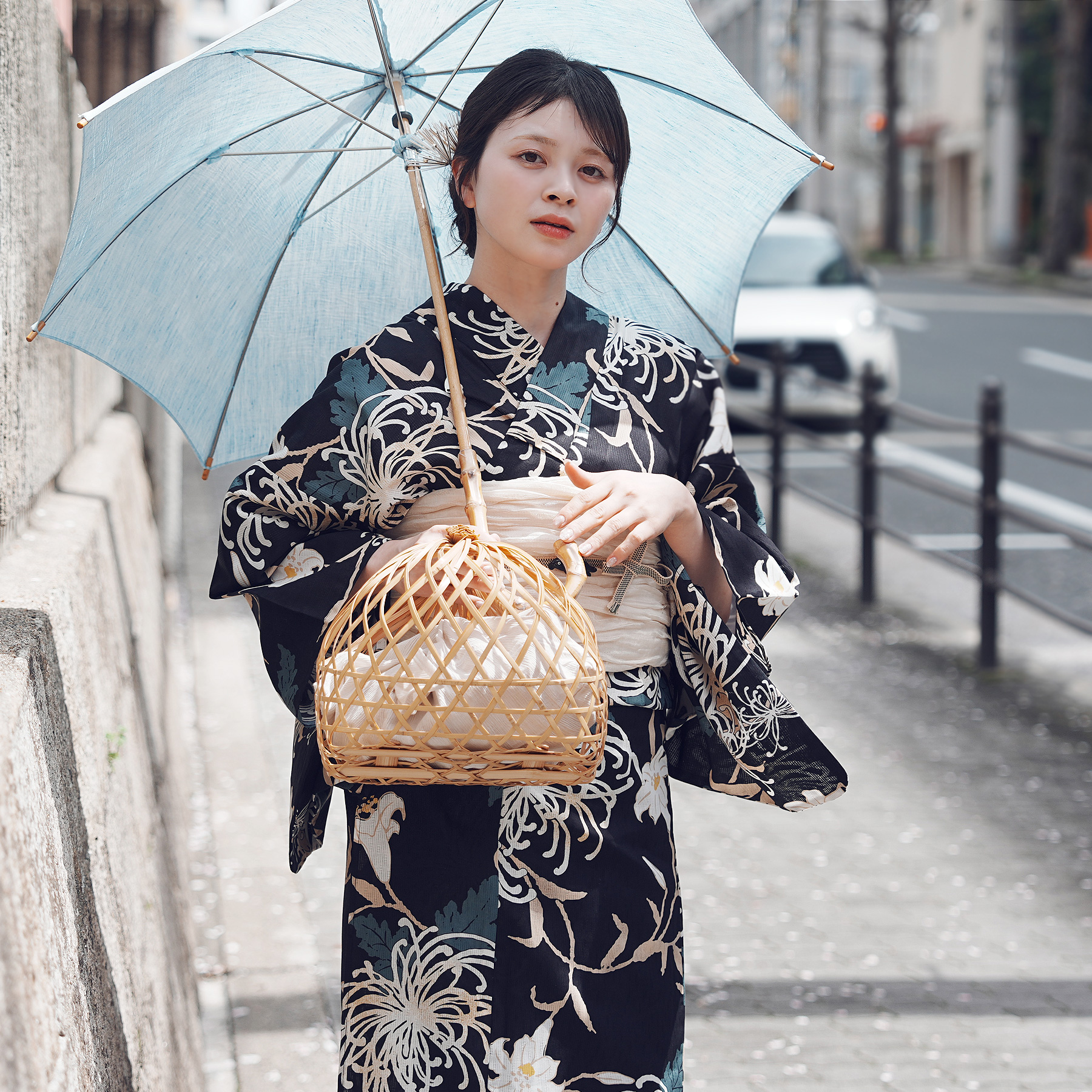 浴衣 ゆかた レディース 女性 おしゃれ レトロ 古典 昭和 平成 大人 夏 盆踊り utatane ウタタネ うたたね 帯 下駄 セット