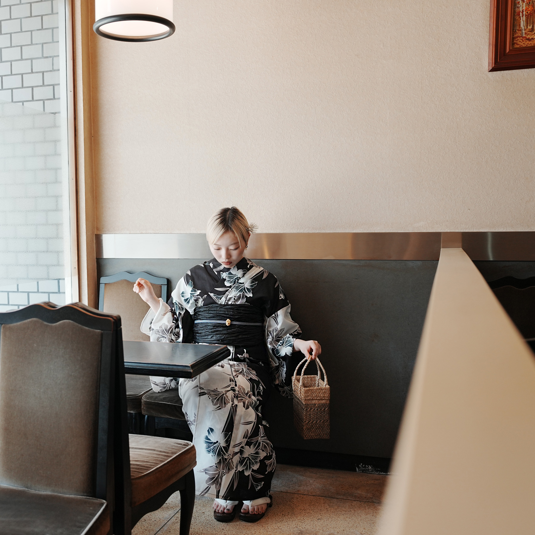 浴衣 ゆかた 大きい トール L 高身長 背が高い 裄丈長め 裄長め 裄が長い 腕が長い