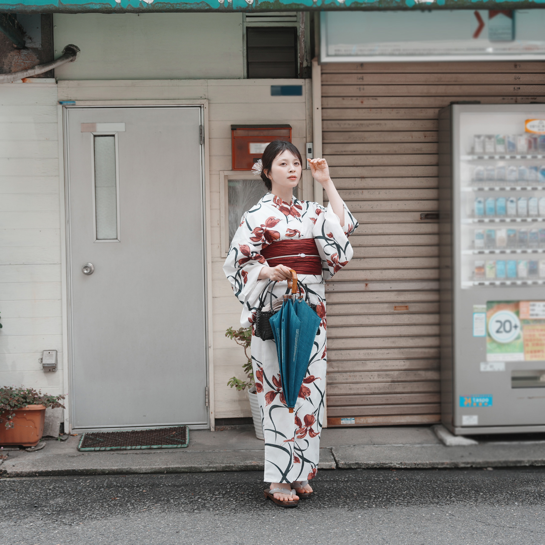 utatane 浴衣 レディース セット Sサイズ 浴衣 3点セット 高級変わり織