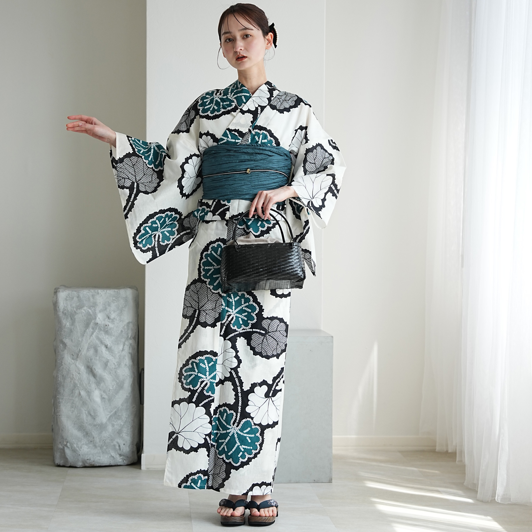 utatane 浴衣 レディース セット 3L utatane 浴衣 3点セット 高級