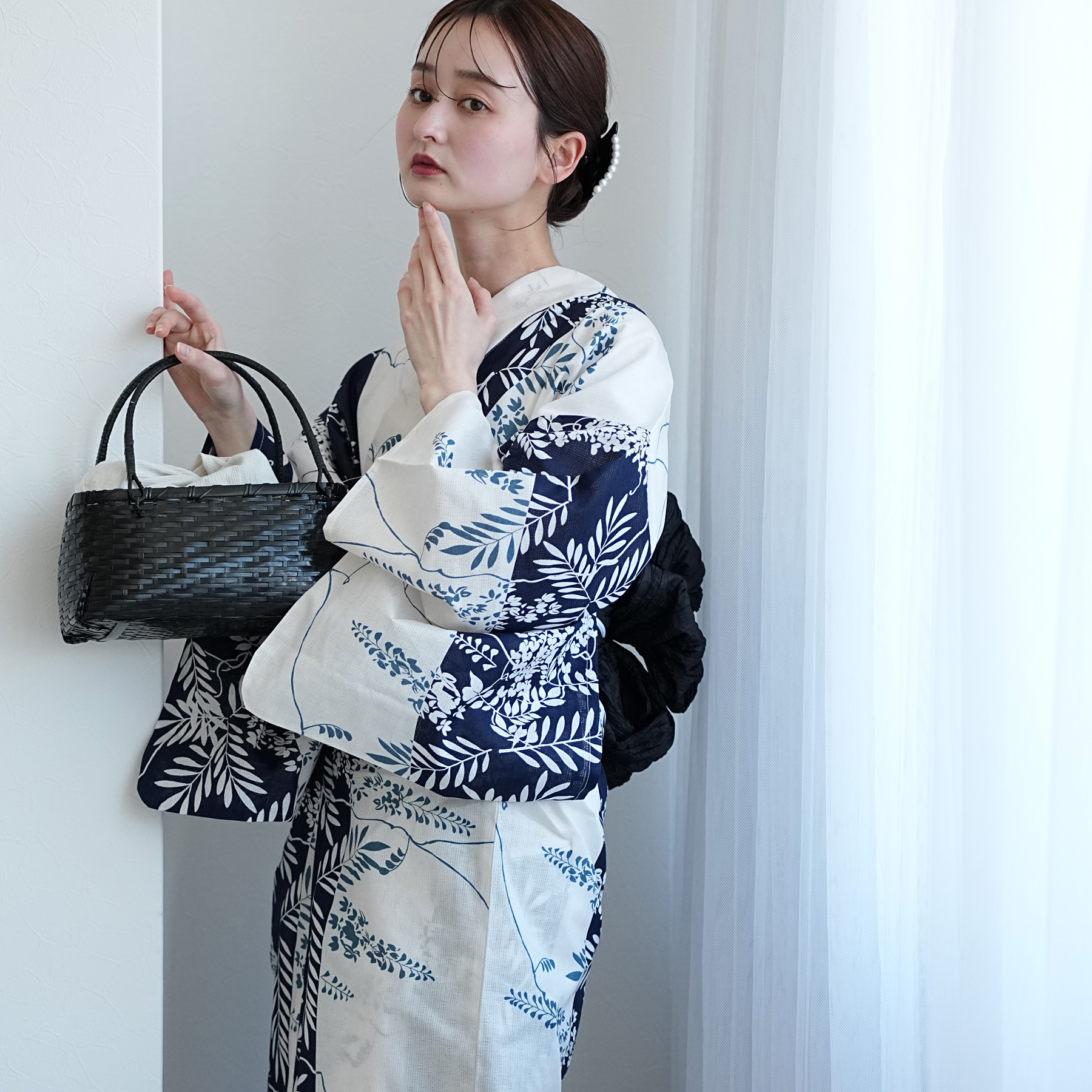 utatane 浴衣 レディース セット Sサイズ 浴衣 3点セット 高級変わり織