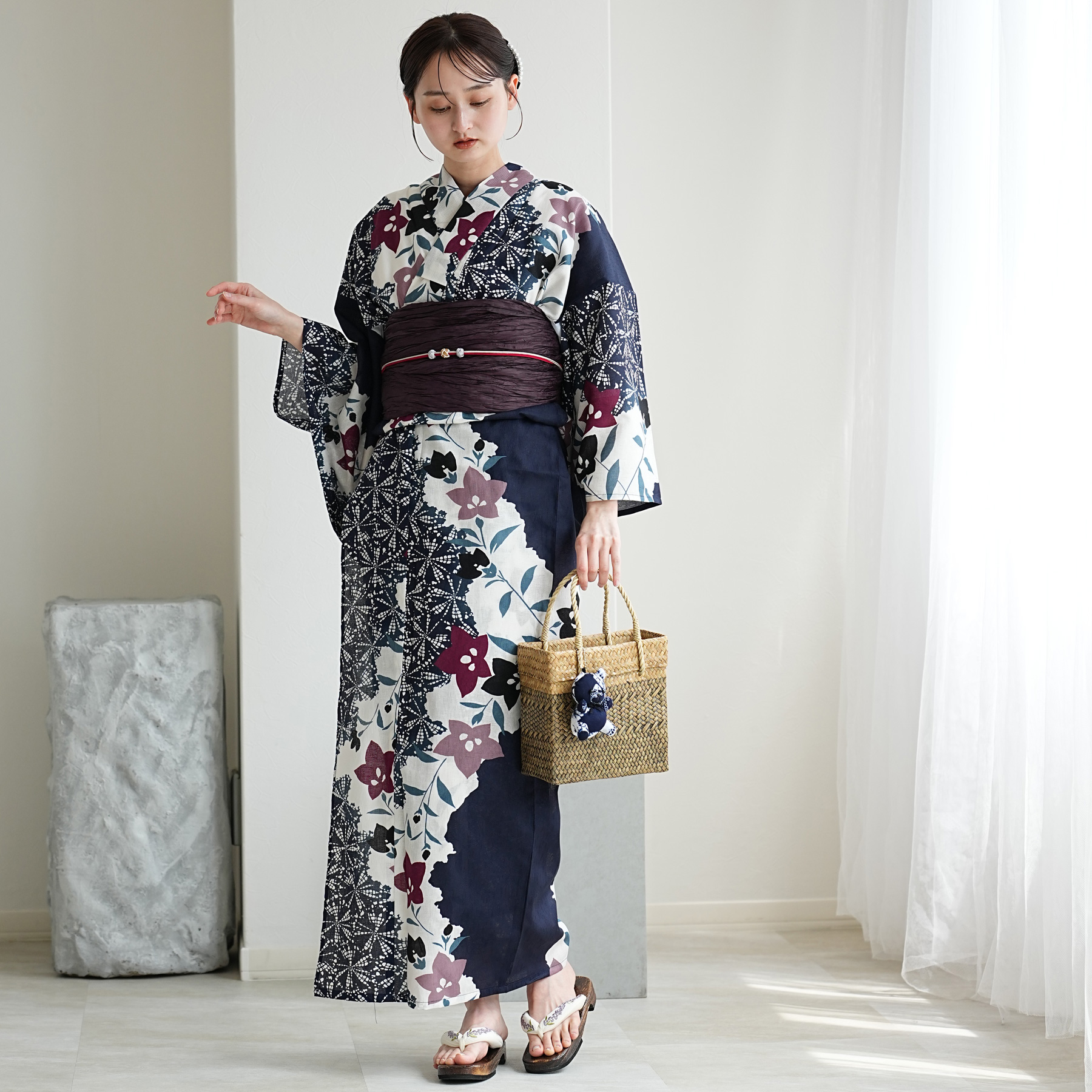 utatane 浴衣 レディース セット トールサイズ 浴衣 3点セット 高級