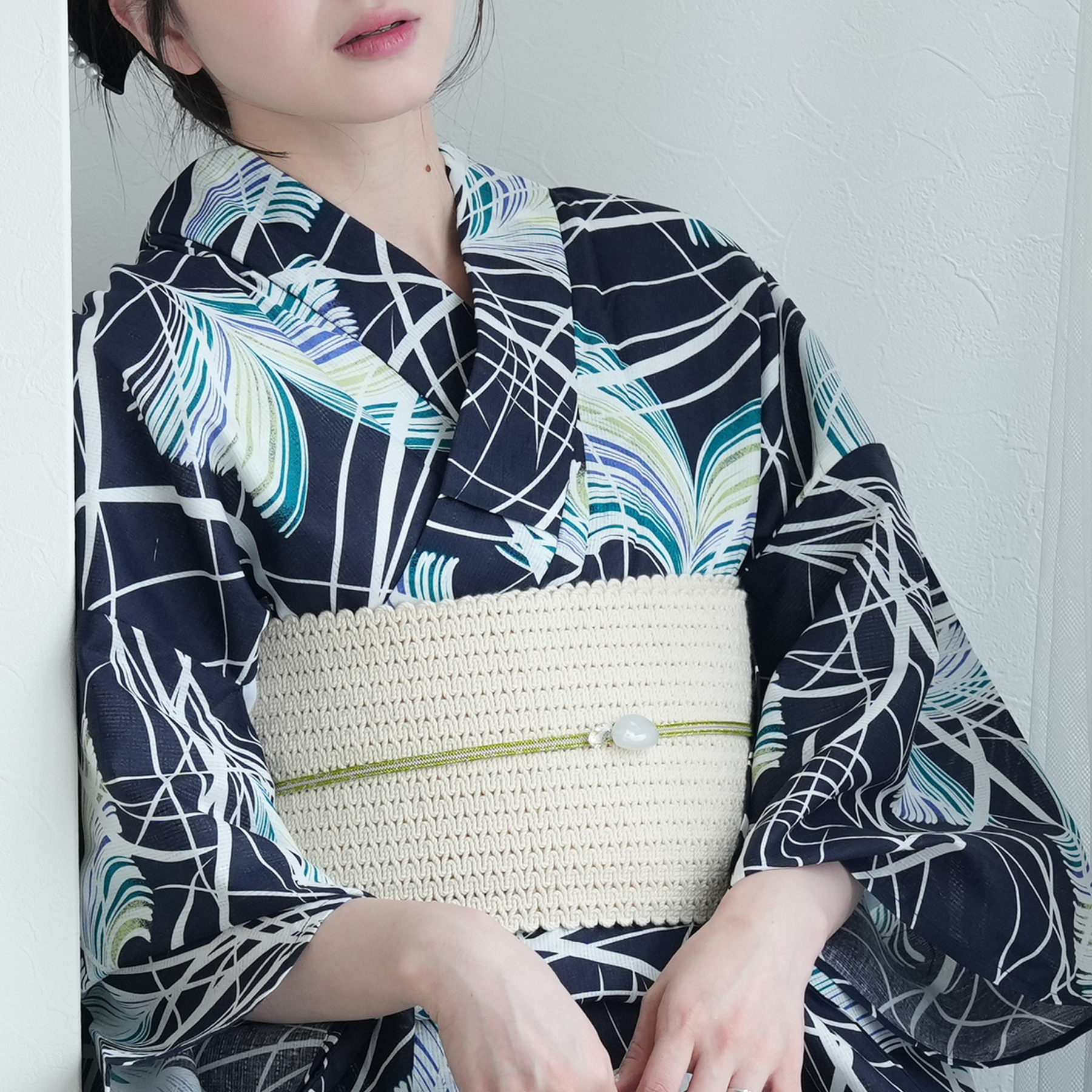 浴衣 ゆかた レディース 女性 おしゃれ レトロ 古典 昭和 平成 大人 夏 盆踊り utatane ウタタネ うたたね 帯 下駄 セット