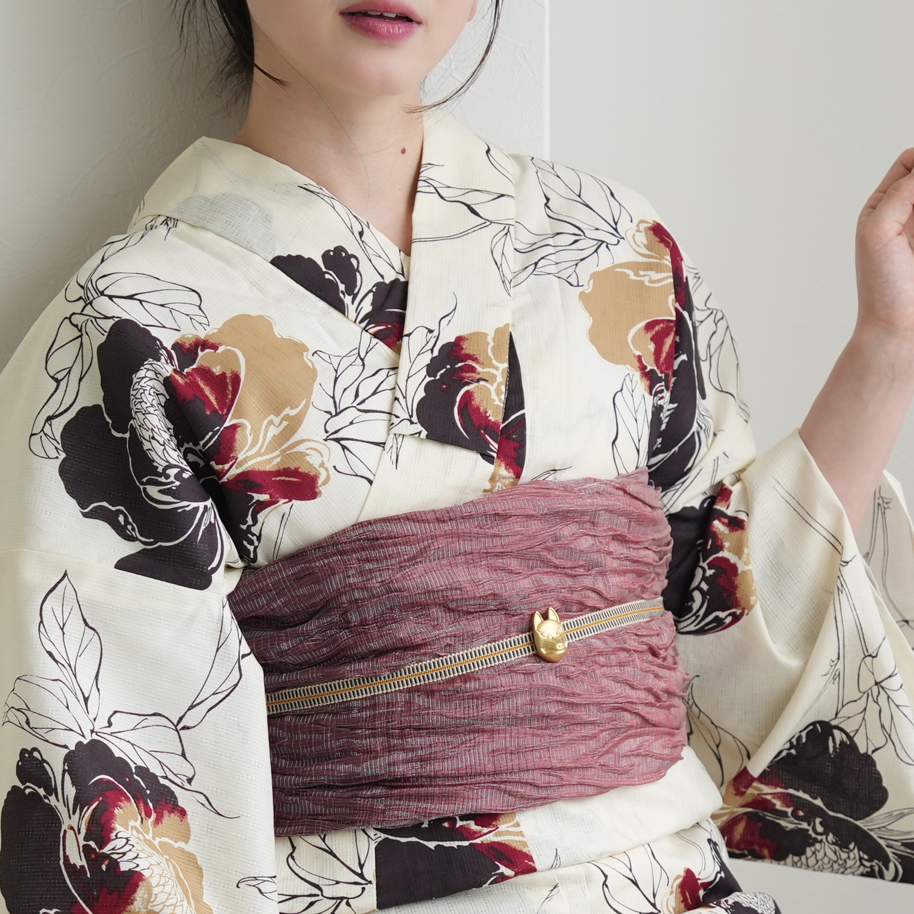 浴衣 ゆかた レディース 女性 おしゃれ レトロ 古典 昭和 平成 大人 夏 盆踊り utatane ウタタネ うたたね 帯 下駄 セット