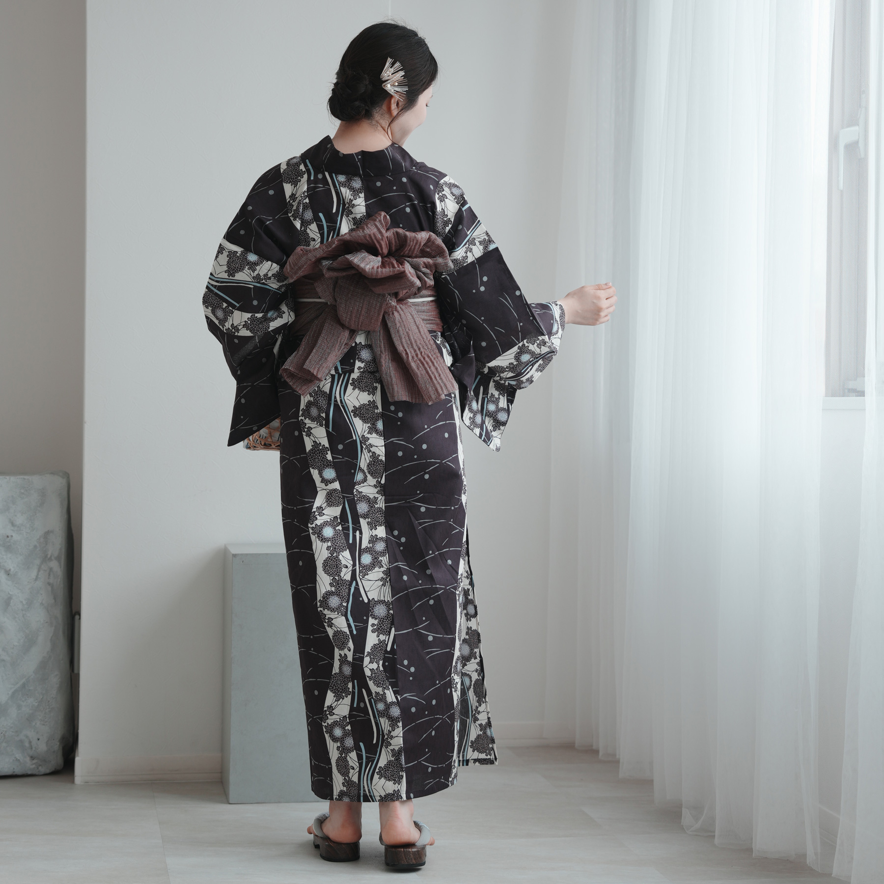 浴衣 レディース セット トールサイズ uta...の詳細画像4