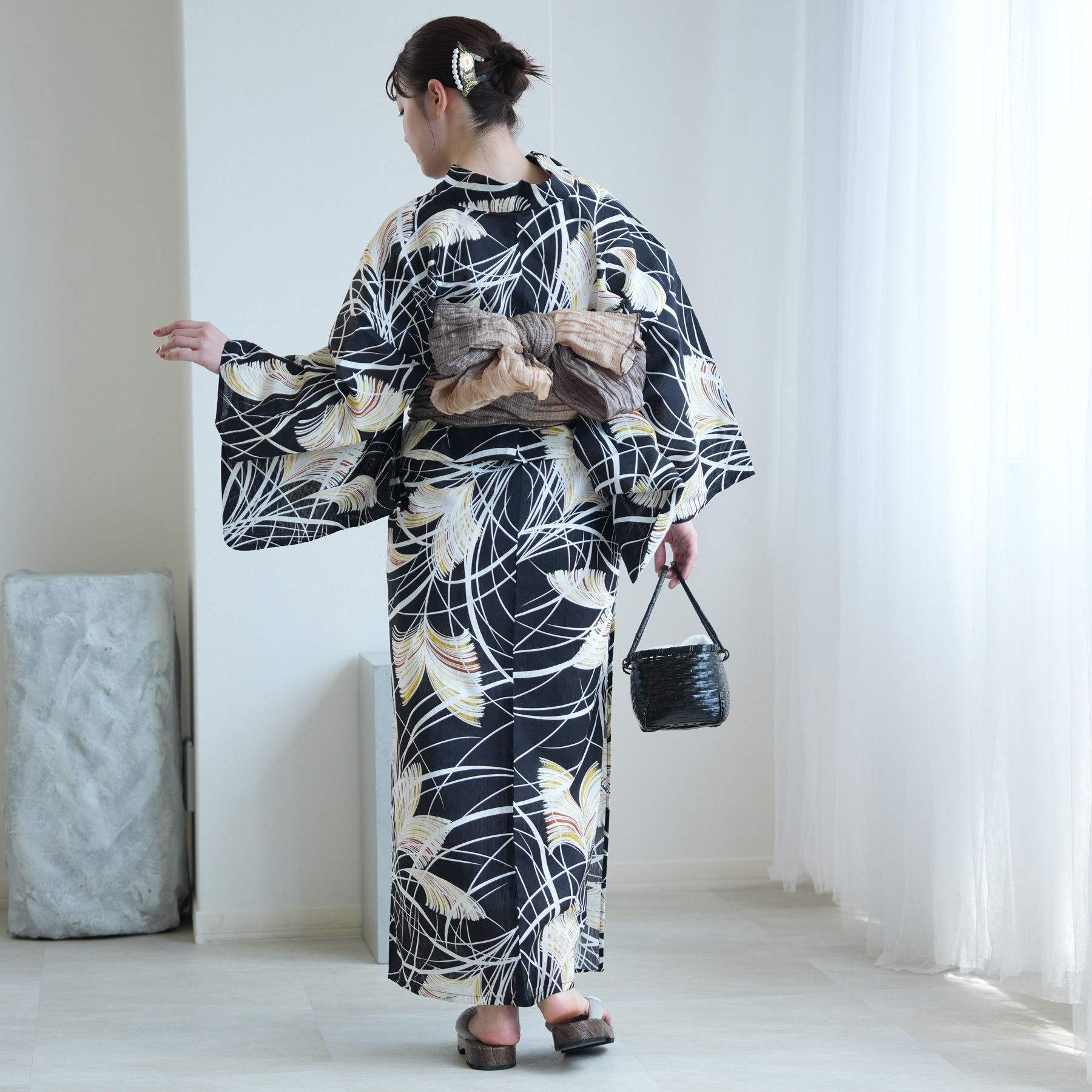 浴衣 レディース セット トールサイズ uta...の詳細画像4