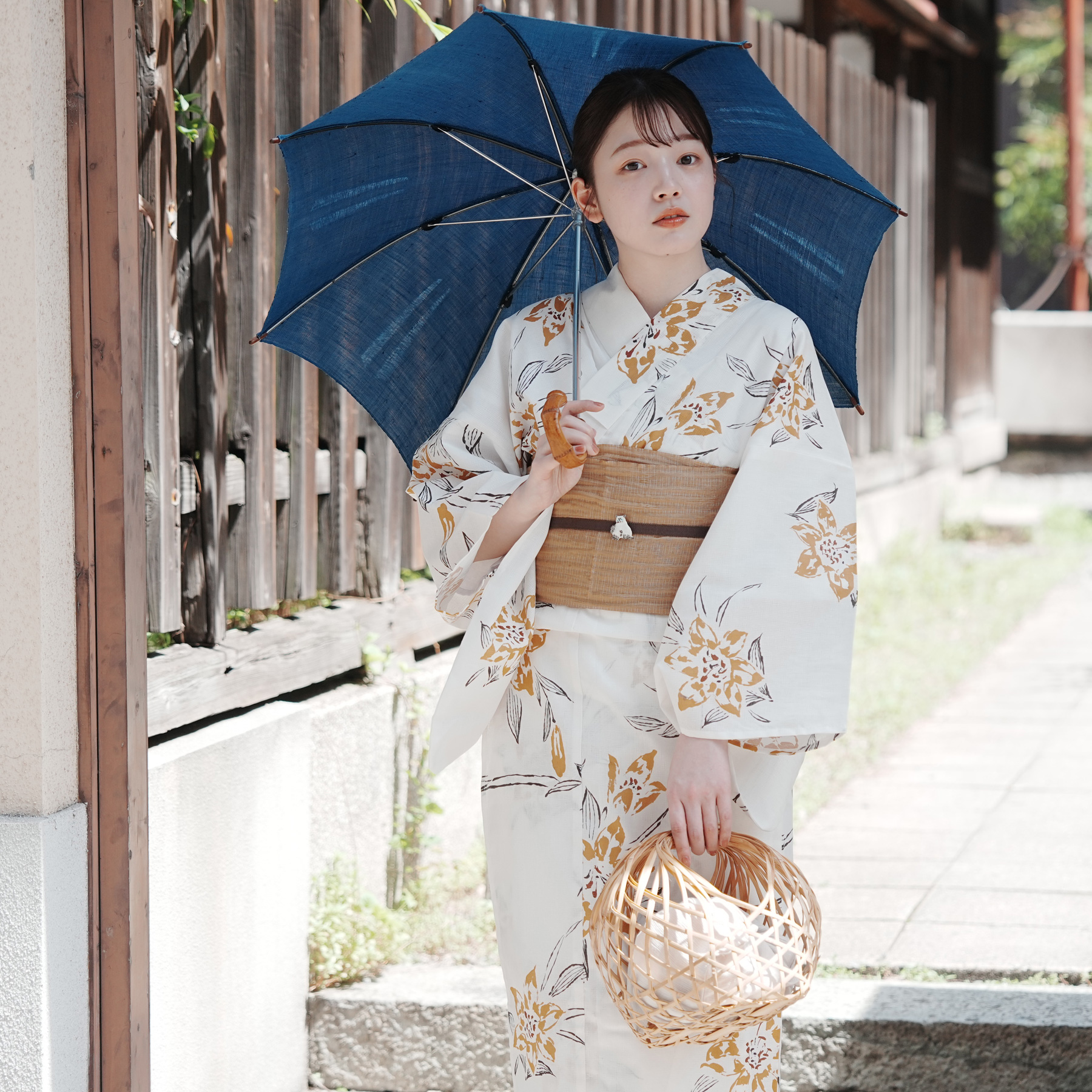 浴衣 ゆかた レディース 女性 おしゃれ レトロ 古典 昭和 平成 大人 夏 盆踊り utatane ウタタネ うたたね 帯 下駄 セット