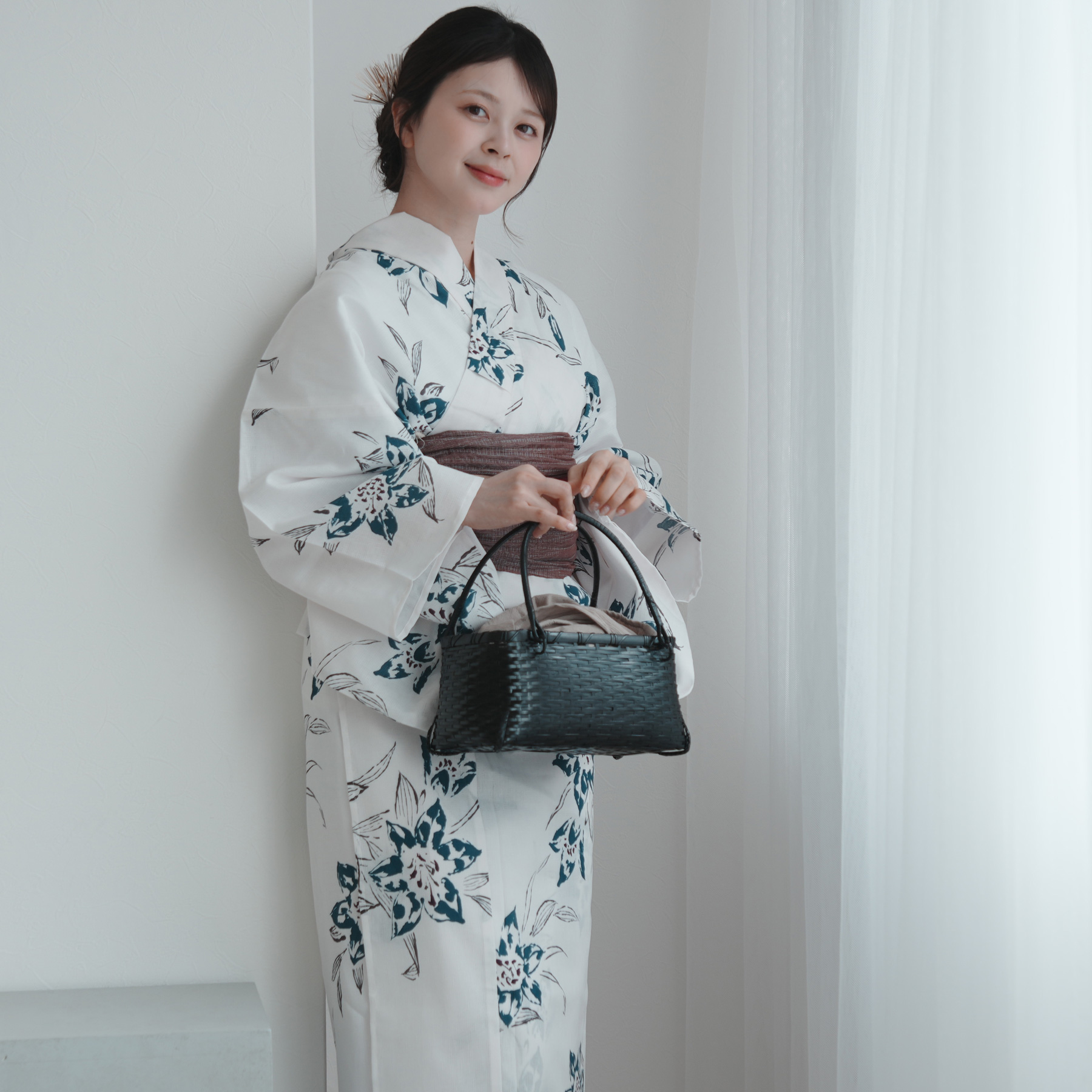 浴衣 ゆかた レディース 女性 おしゃれ レトロ 古典 昭和 平成 大人 夏 盆踊り utatane ウタタネ うたたね 帯 下駄 セット