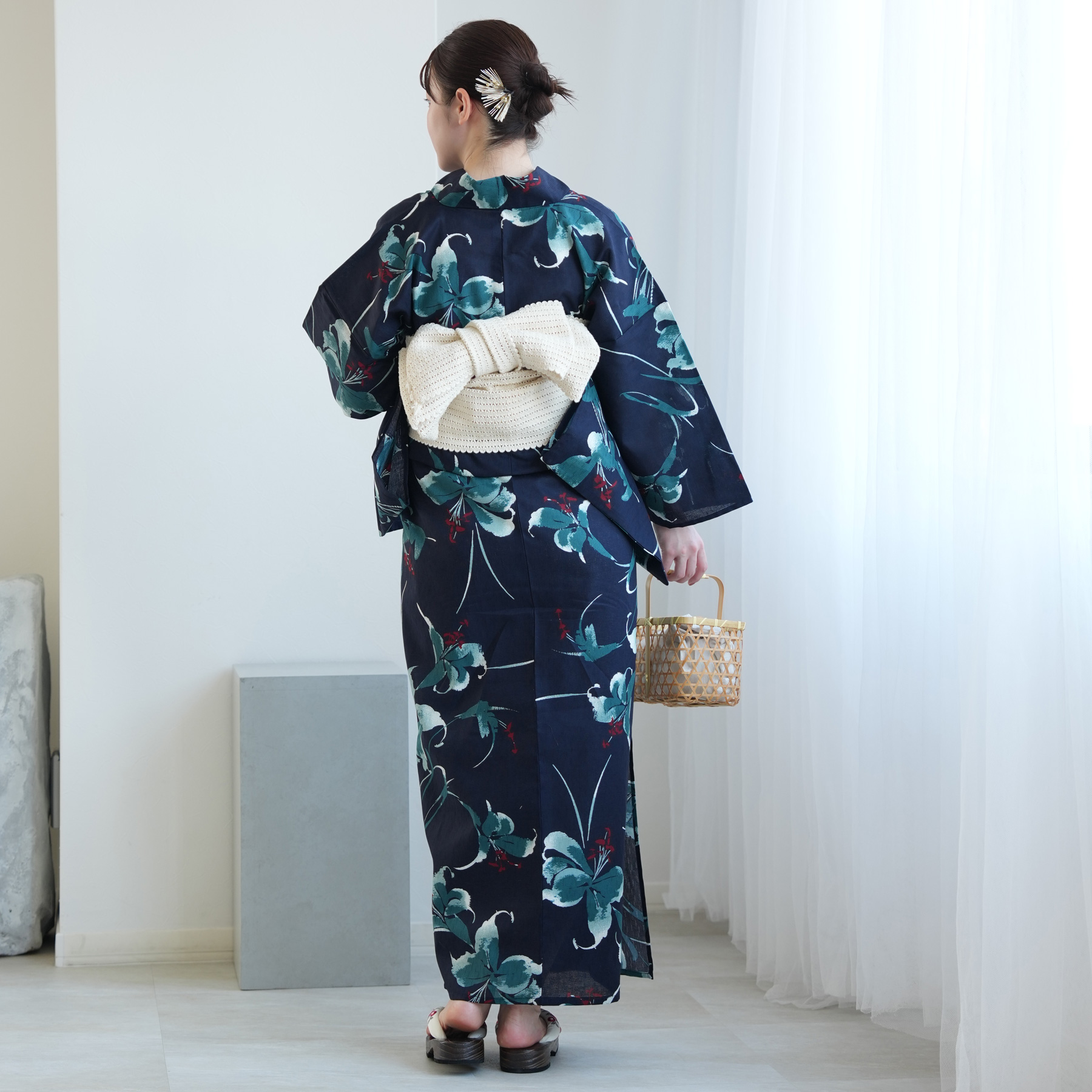 浴衣 レディース セット トールサイズ uta...の詳細画像4