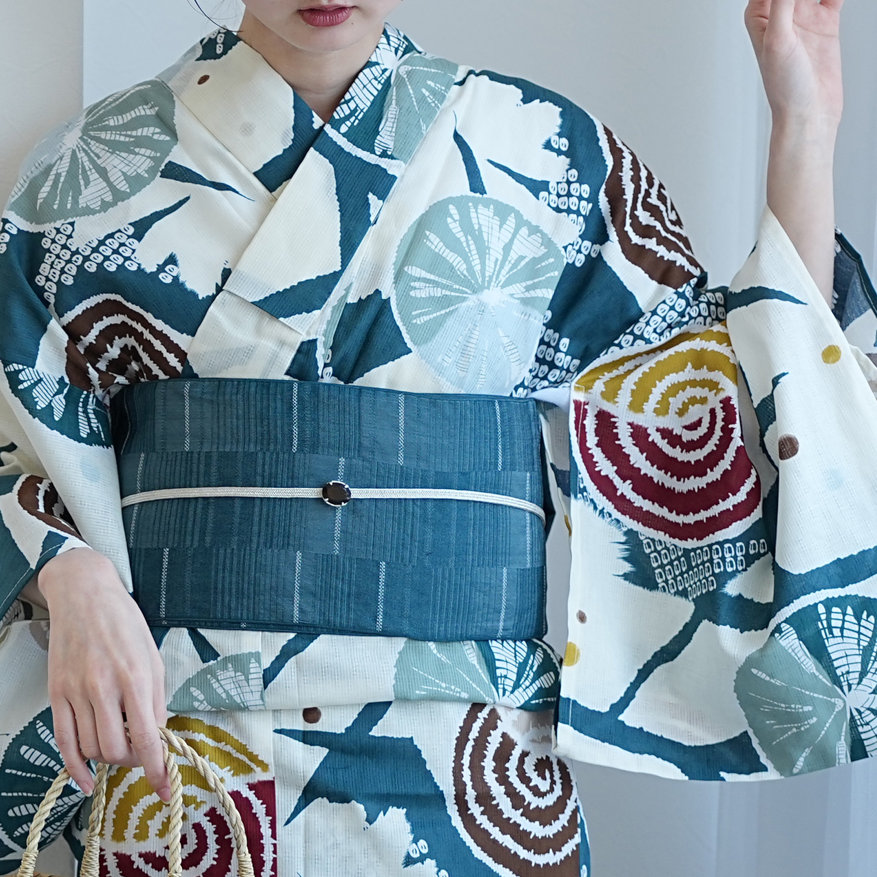 浴衣 ゆかた レディース 女性 大きい トール L TL 高身長 裄 長 おしゃれ レトロ utatane うたたね ウタタネ