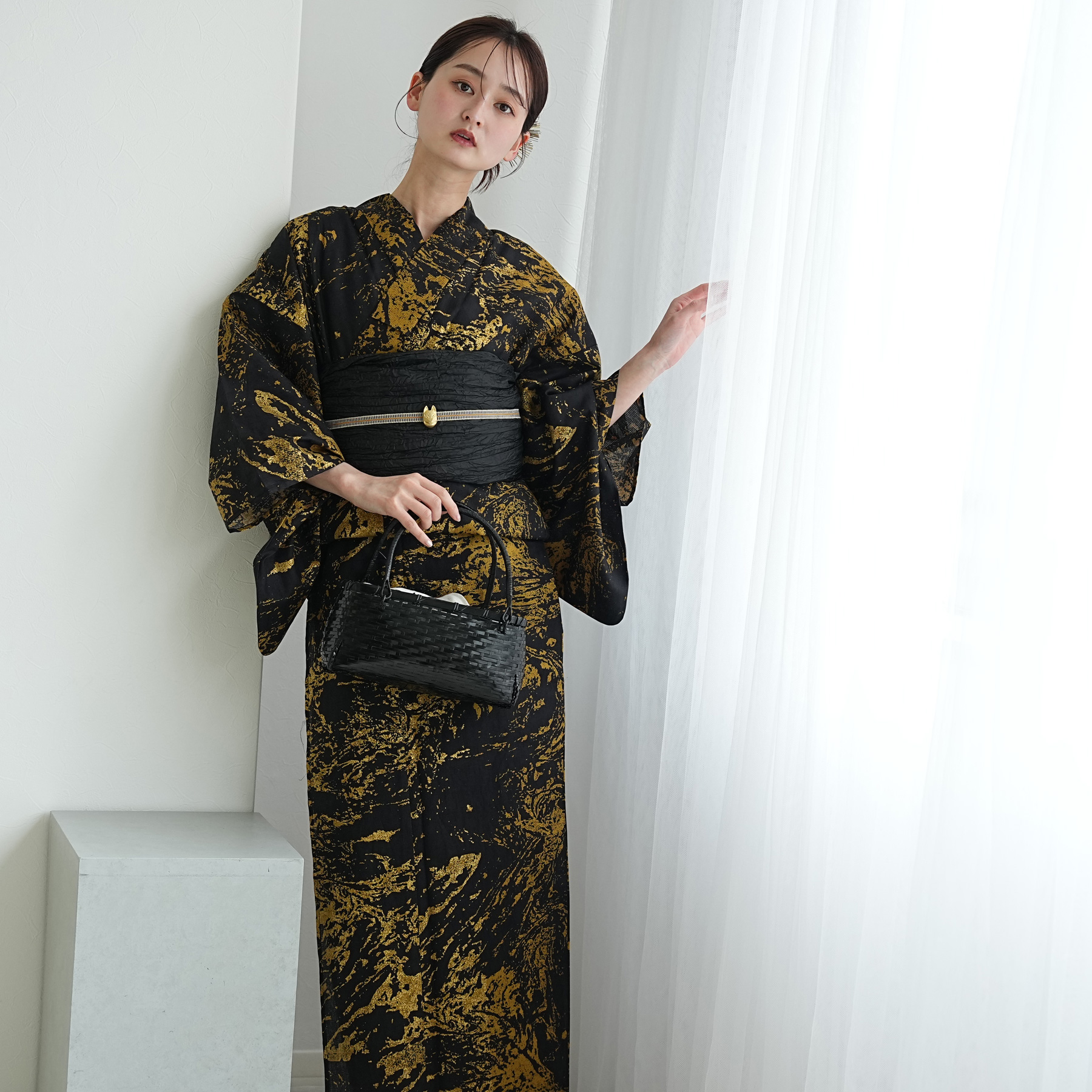 浴衣 ゆかた レディース 女性 おしゃれ レトロ 古典 昭和 平成 大人 夏 盆踊り utatane ウタタネ うたたね 帯 下駄 セット