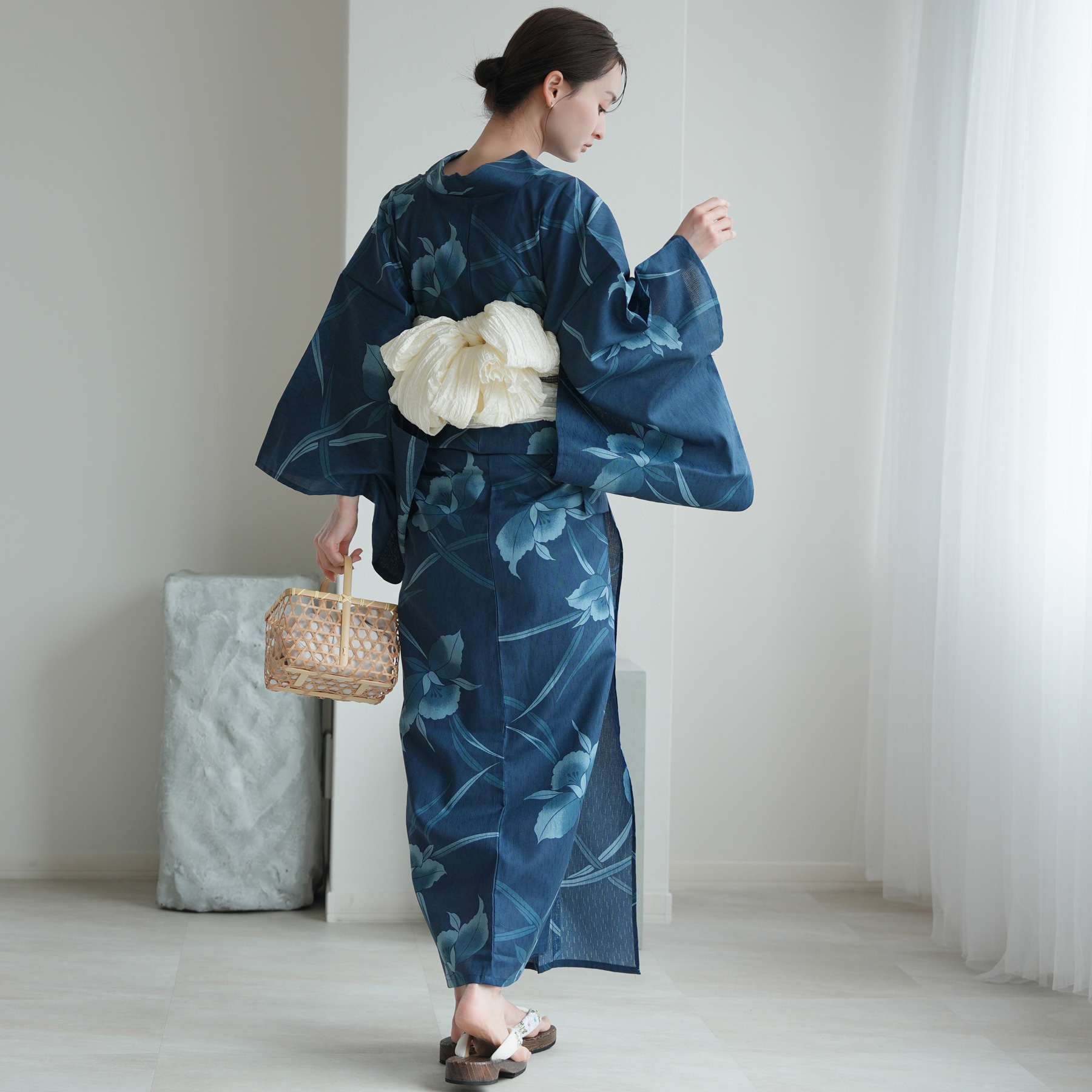 utatane 浴衣 レディース セット Sサイズ 浴衣 3点セット 高級変わり織