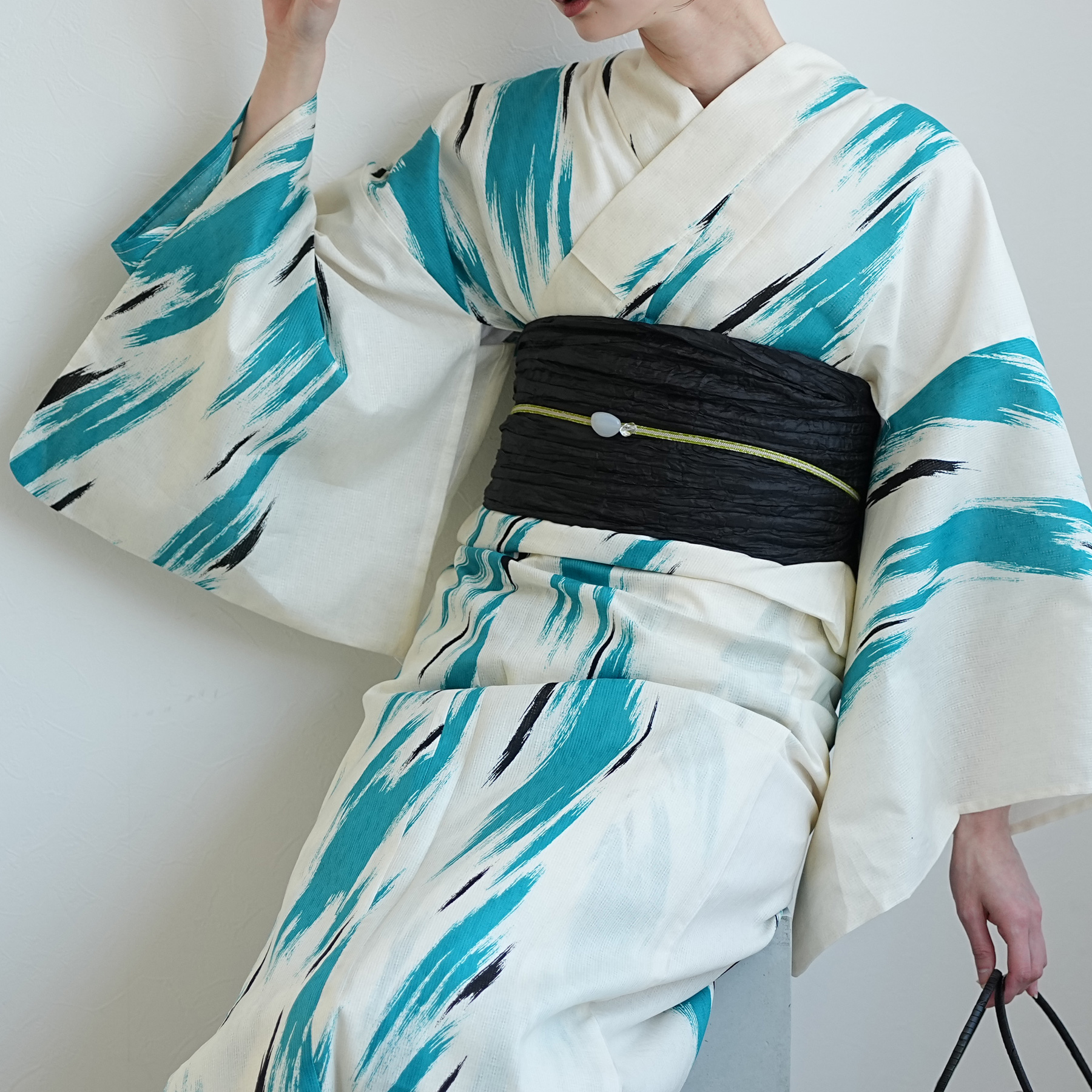 utatane 浴衣 レディース セット 浴衣 3点セット 高級変わり織 片寄せ
