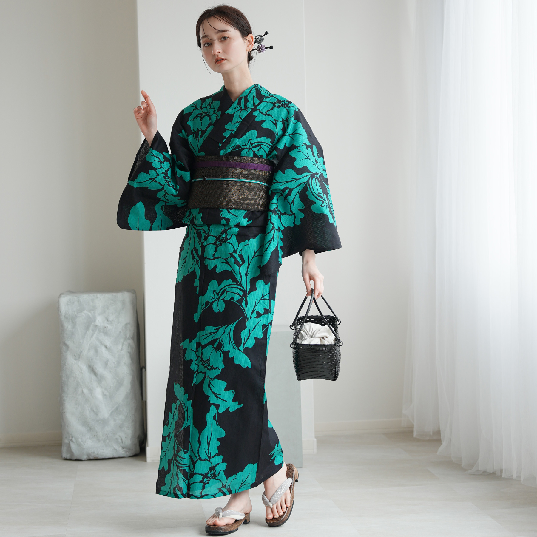 utatane 浴衣 レディース セット 3L utatane 浴衣 3点セット 高級