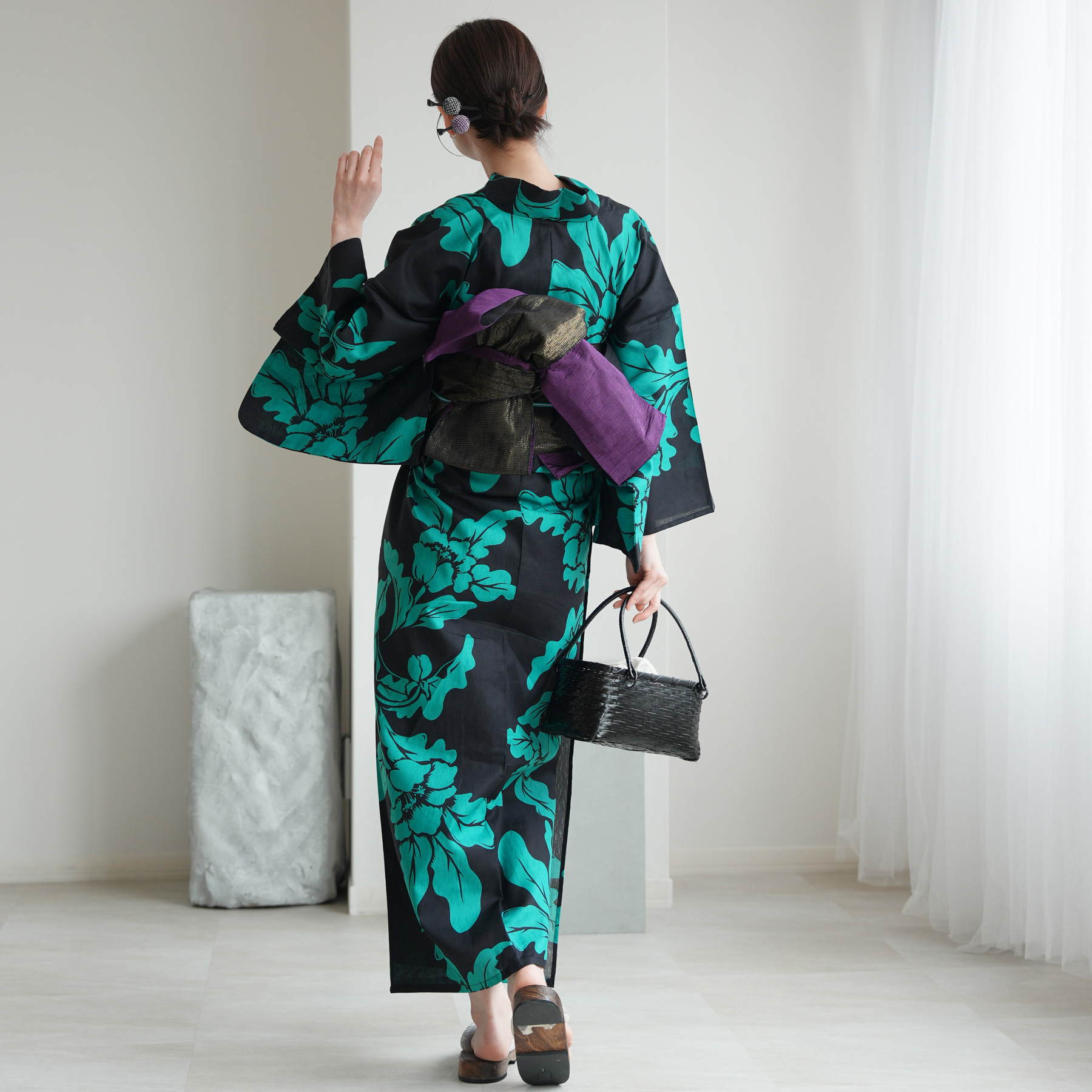 浴衣 レディース セット 3L utatane...の詳細画像4