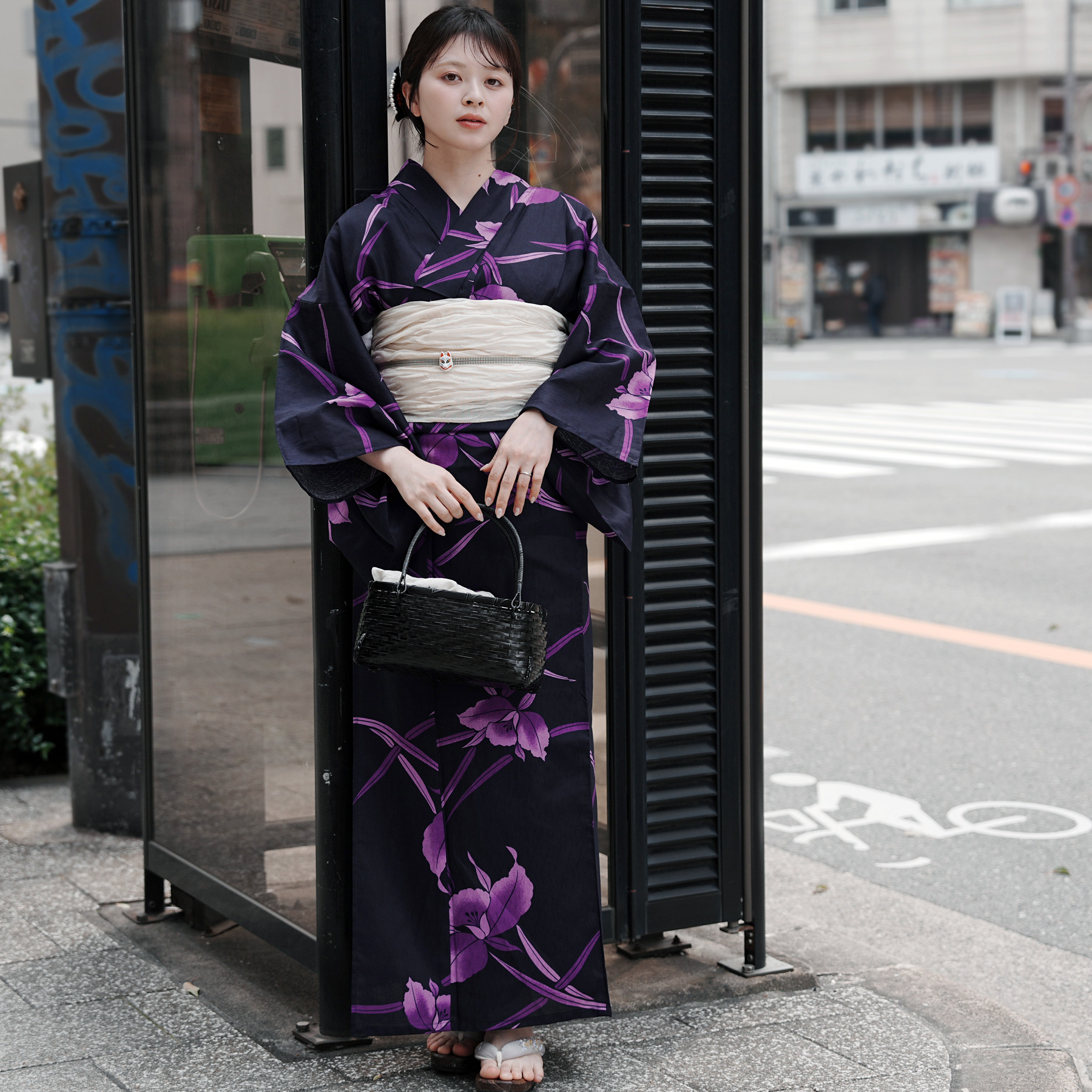 浴衣 ゆかた 大きい トール L 高身長 背が高い 裄丈長め 裄長め 裄が長い 腕が長い