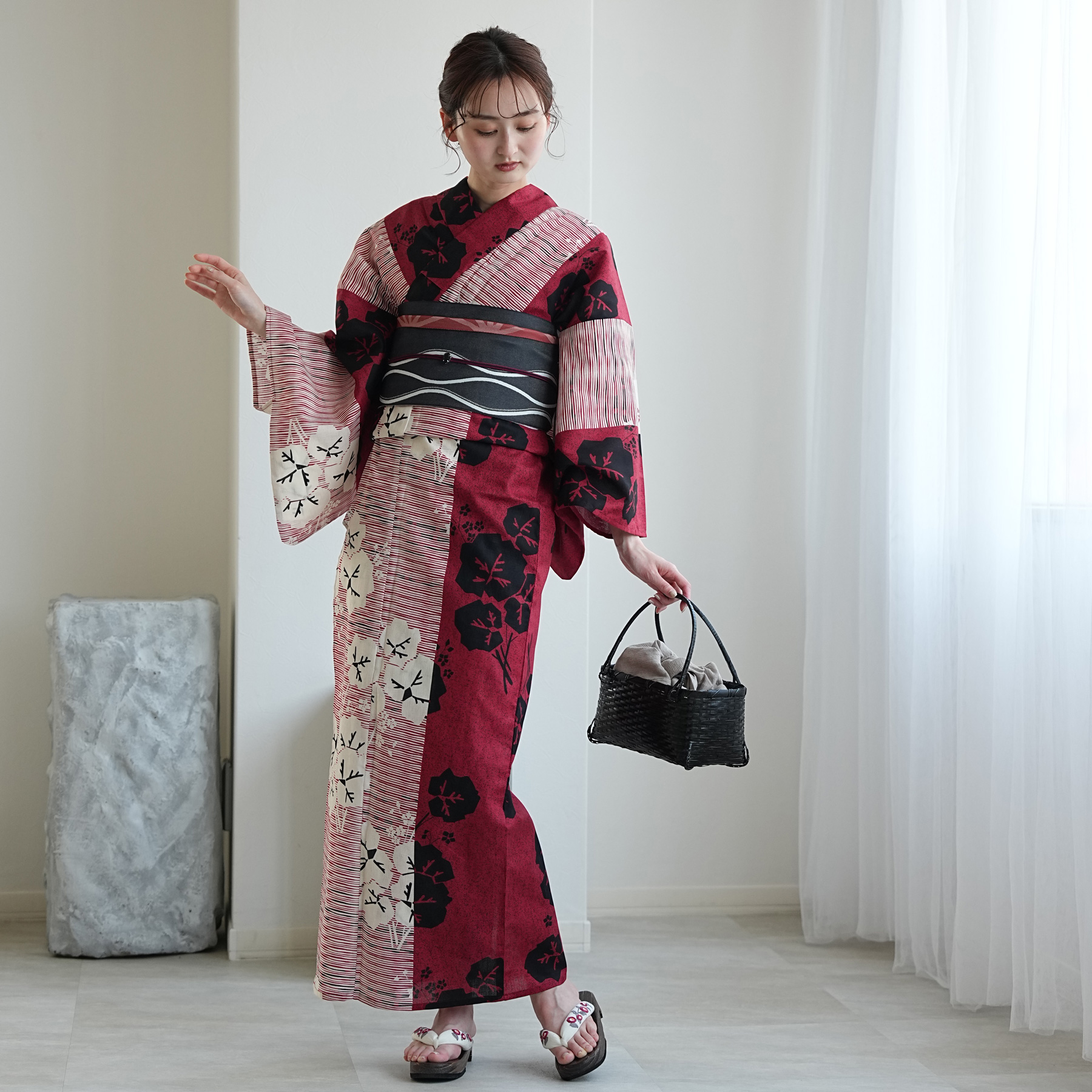 utatane 浴衣 レディース セット 3L utatane 浴衣 3点セット 高級