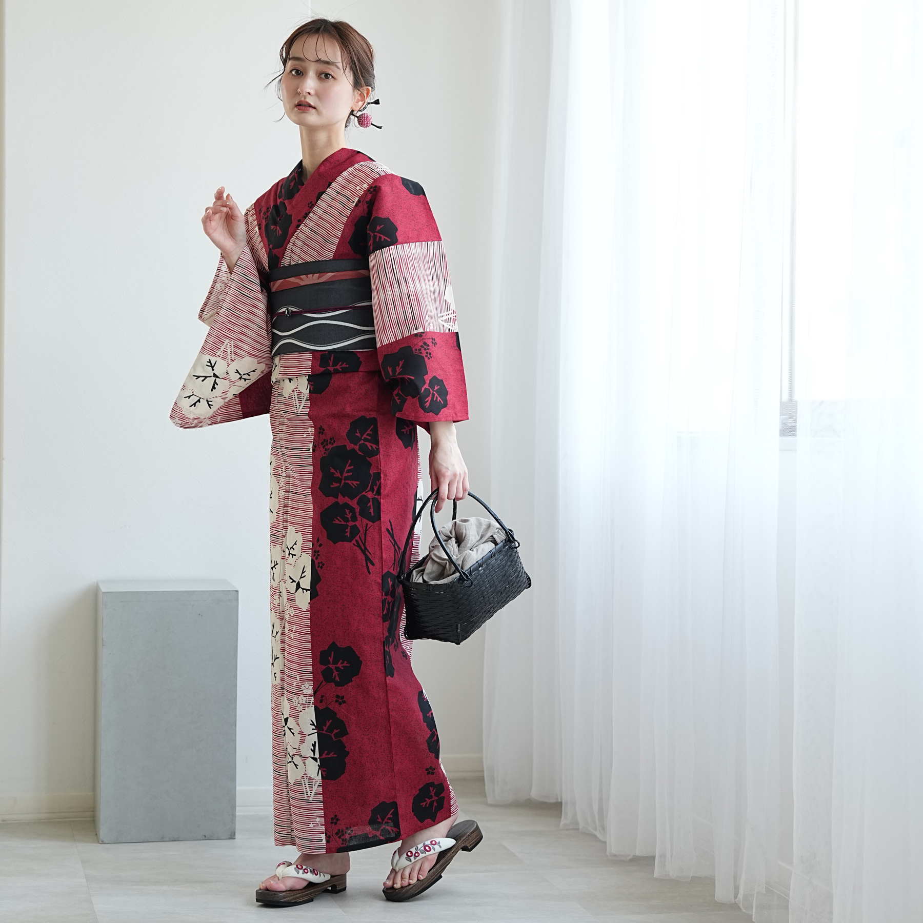 utatane 浴衣 レディース セット フリーサイズ 浴衣 3点セット 高級