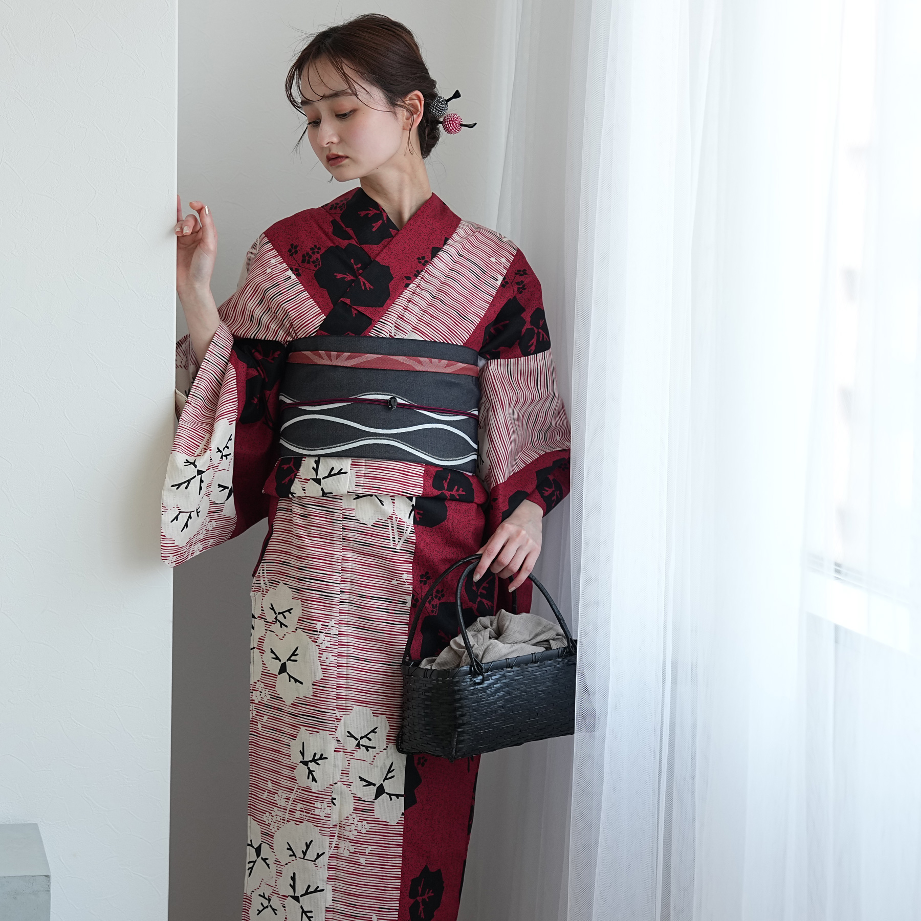 utatane 浴衣 レディース セット フリーサイズ 浴衣 3点セット 高級