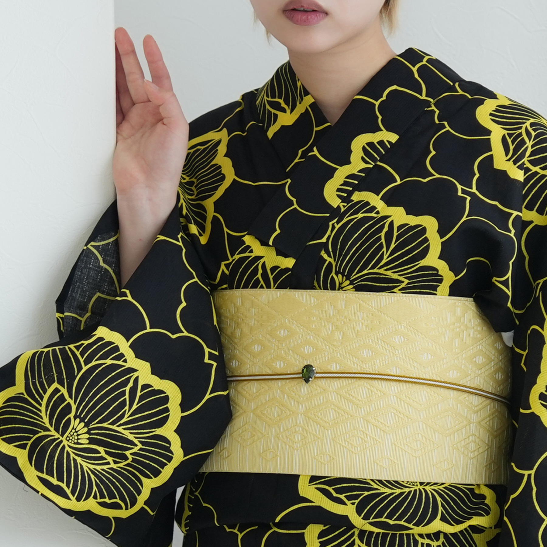 utatane 浴衣 レディース セット Sサイズ 浴衣 3点セット 高級変わり織