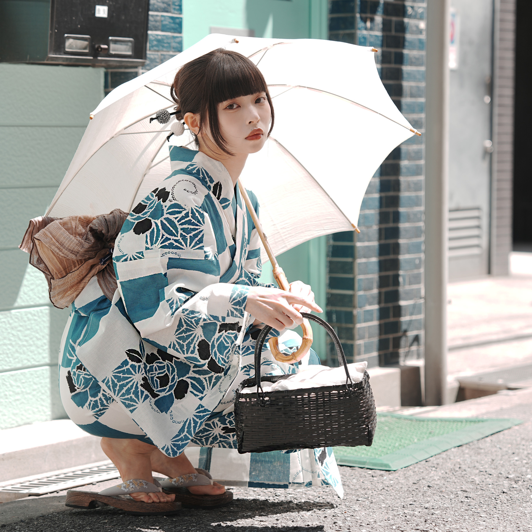 浴衣 ゆかた 小さい Sサイズ S 背が低い 低身長 小柄 小柄女性のための おしゃれ レトロ 古典 大人 レディース 女性