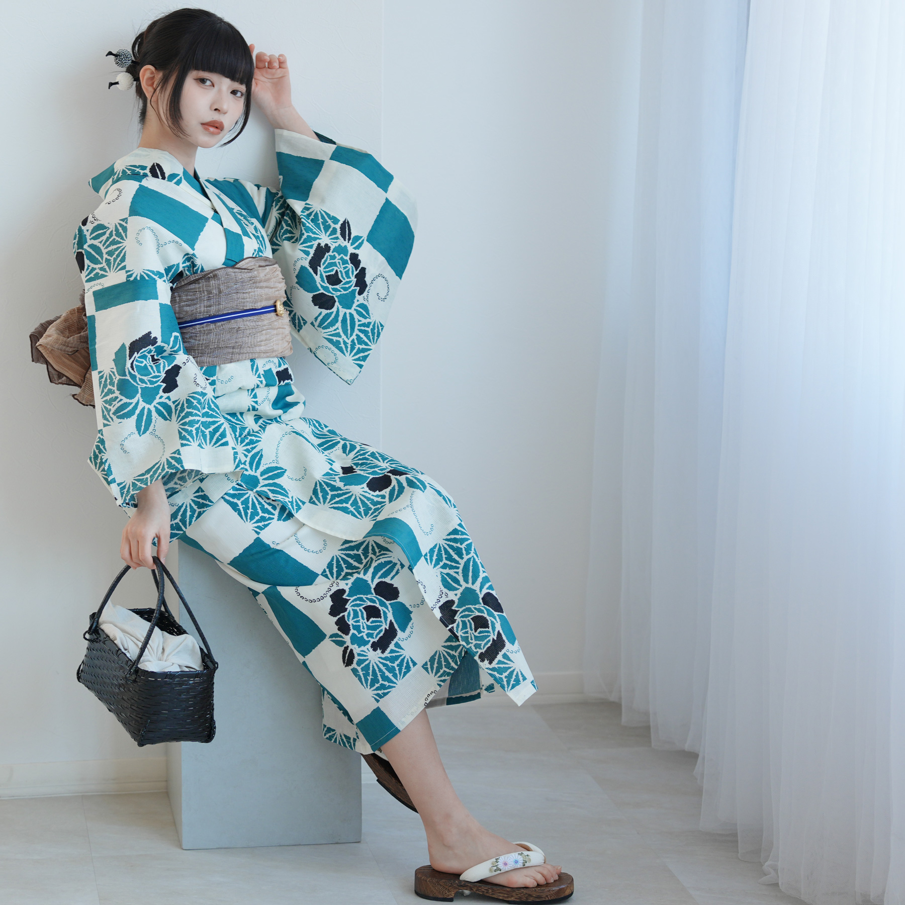 浴衣 ゆかた 小さい Sサイズ S 背が低い 低身長 小柄 小柄女性のための おしゃれ レトロ 古典 大人 レディース 女性