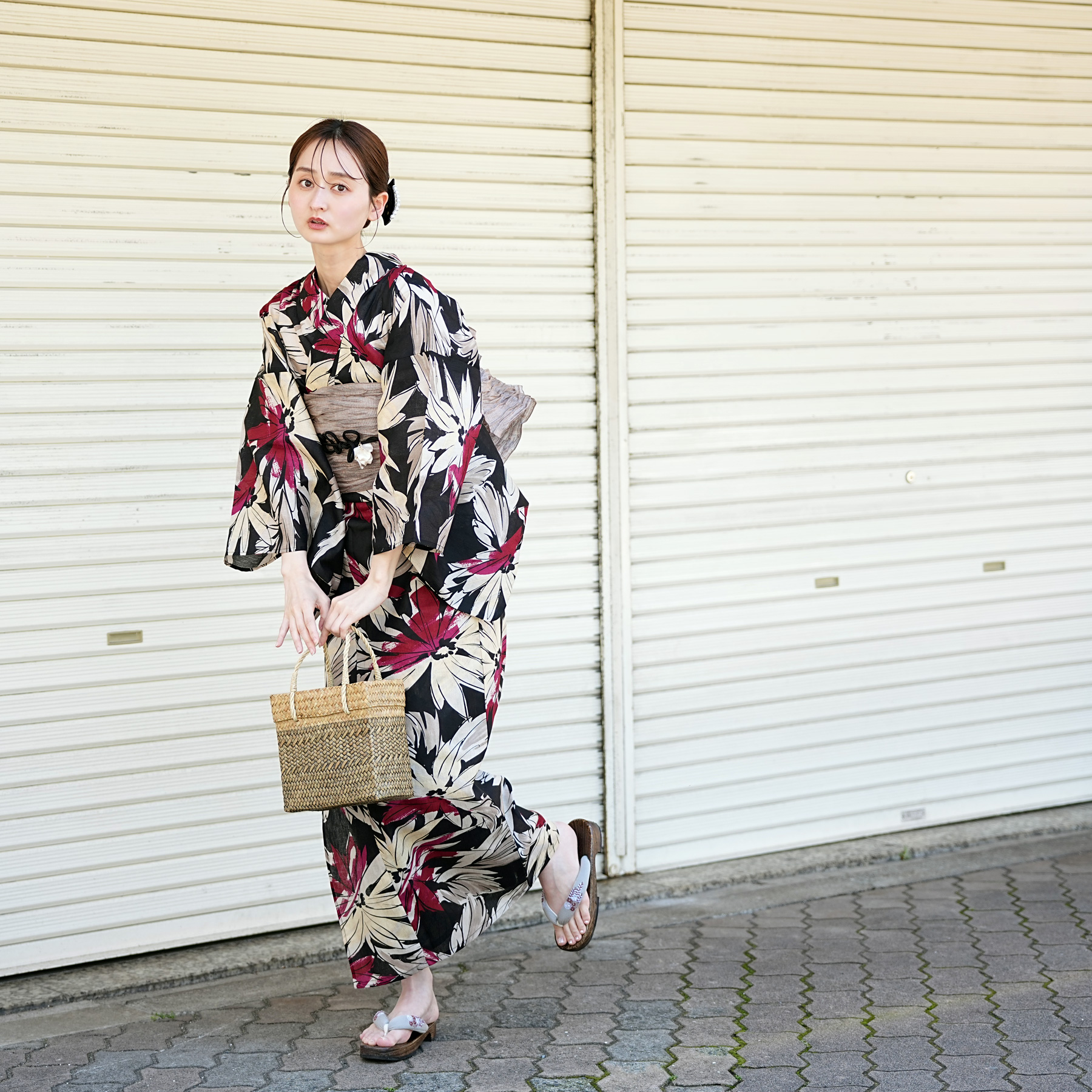 浴衣 レディース セット 3L utatane...の詳細画像5