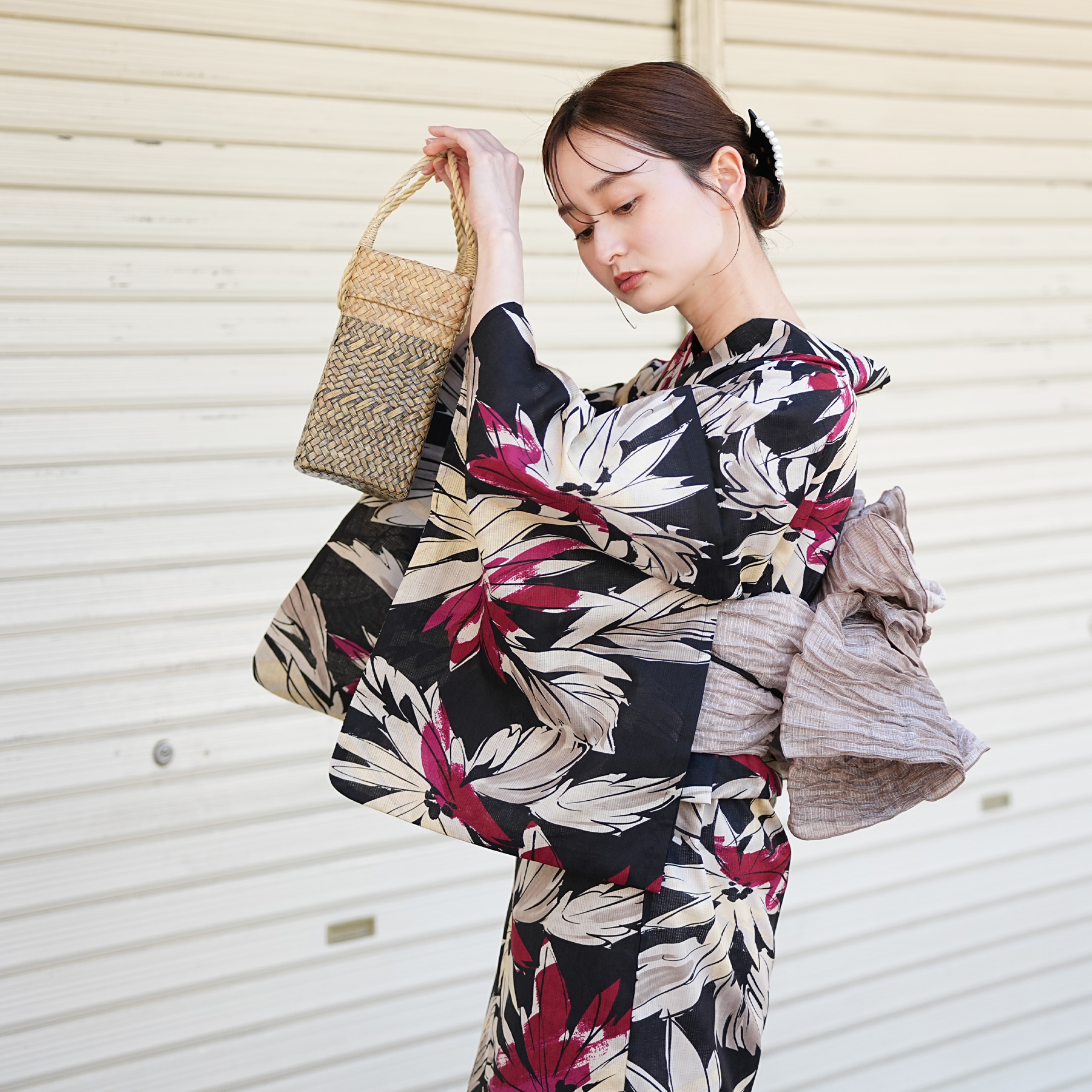 浴衣 ゆかた レディース 女性 utatane うたたね ウタタネ 大きい 3L 広幅 ふくよか ぽっちゃり