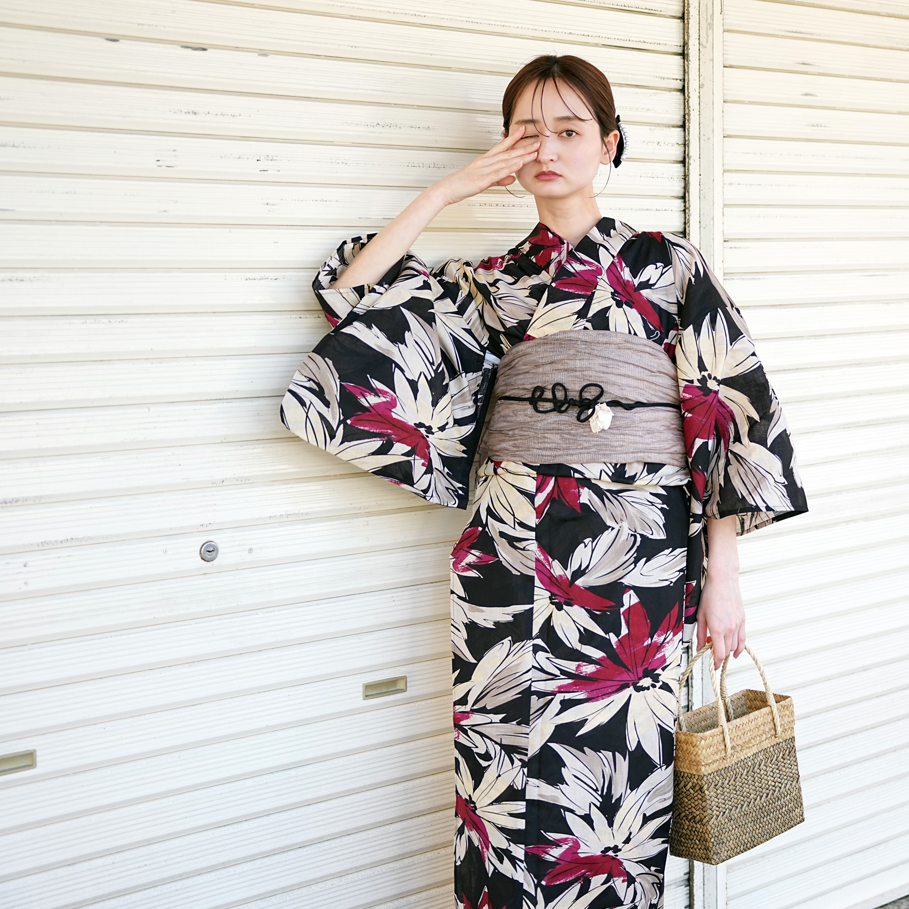 浴衣 ゆかた レディース 女性 utatane うたたね ウタタネ 大きい 3L 広幅 ふくよか ぽっちゃり