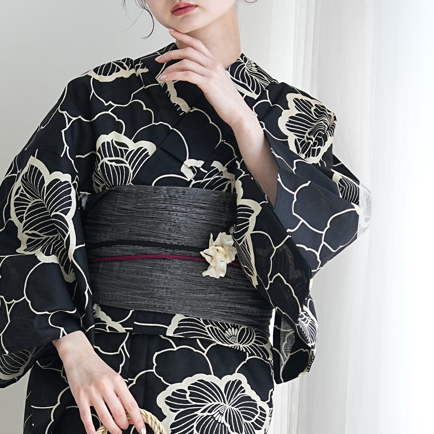 utatane 浴衣 レディース セット 浴衣 3点セット 高級変わり織
