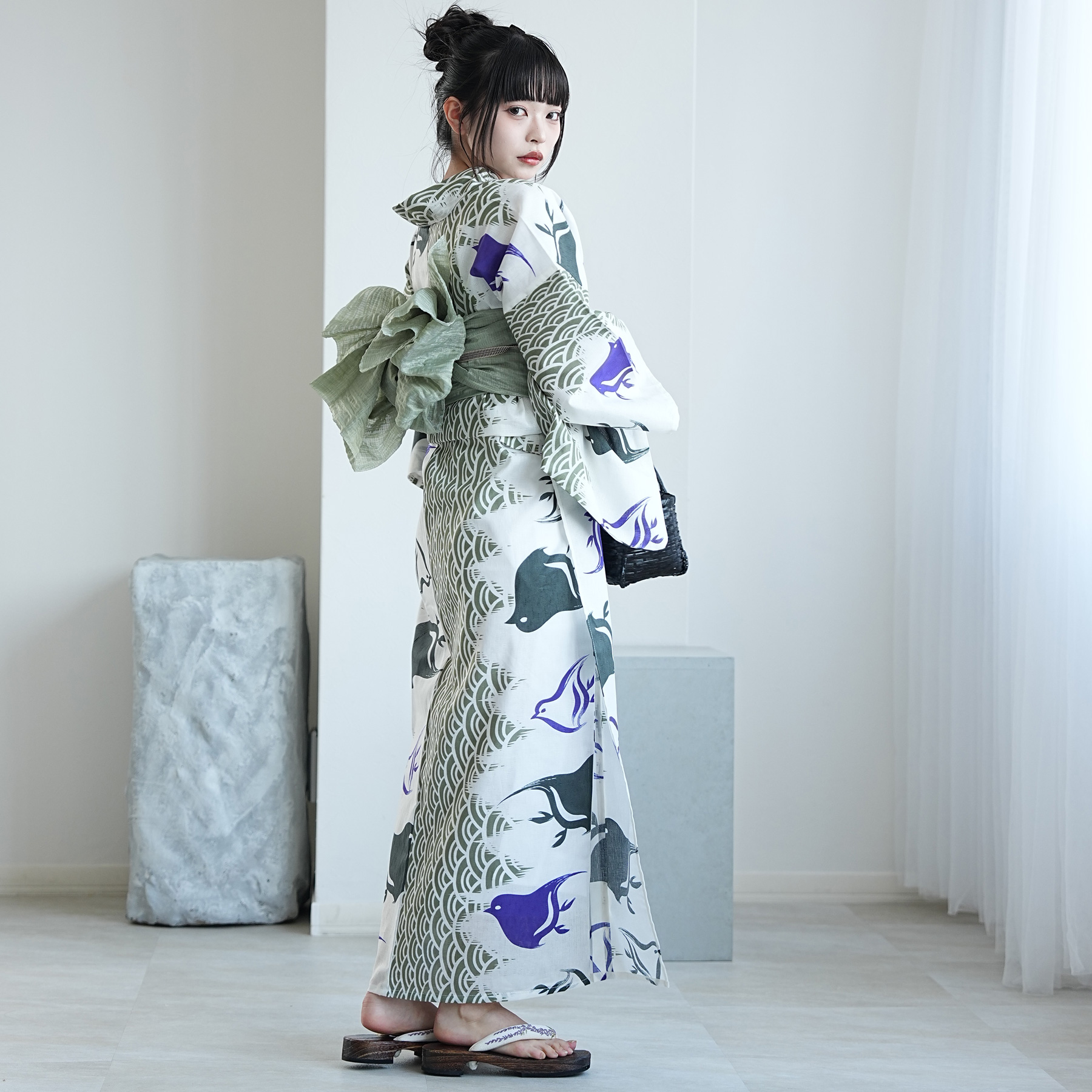 浴衣 レディース セット 3L ニコアンティー...の詳細画像3
