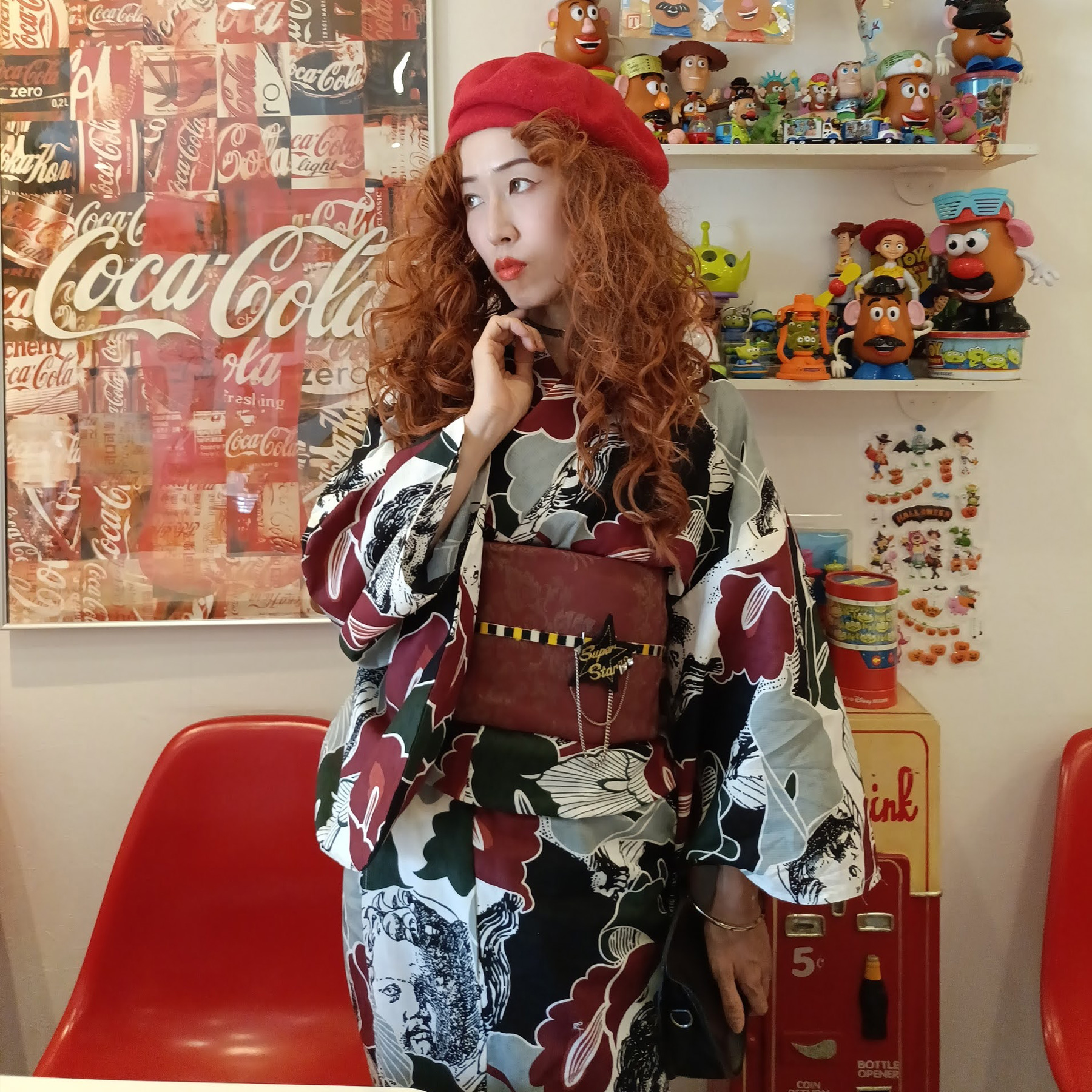 織 蜜 浴衣 着物