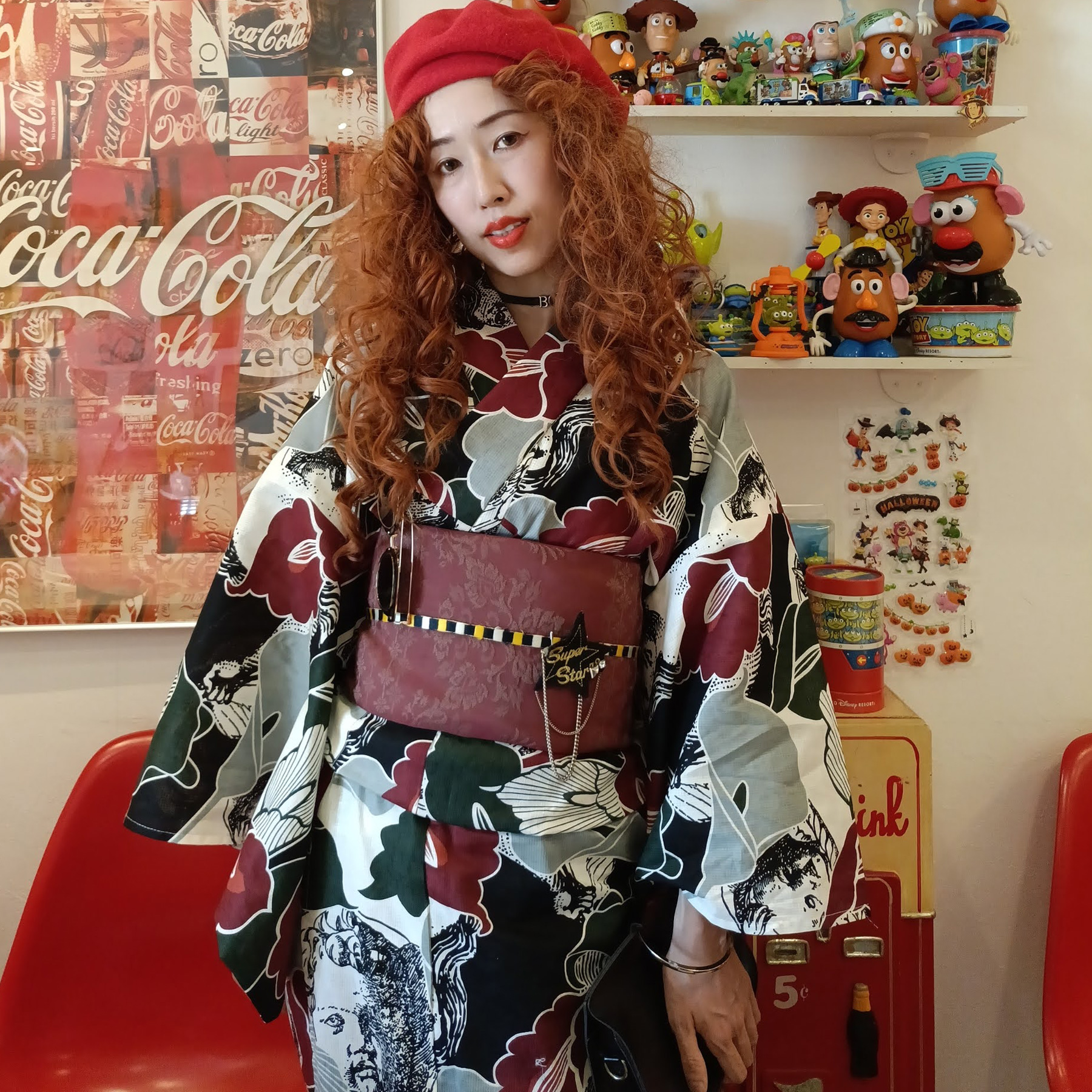 織 蜜 浴衣 着物