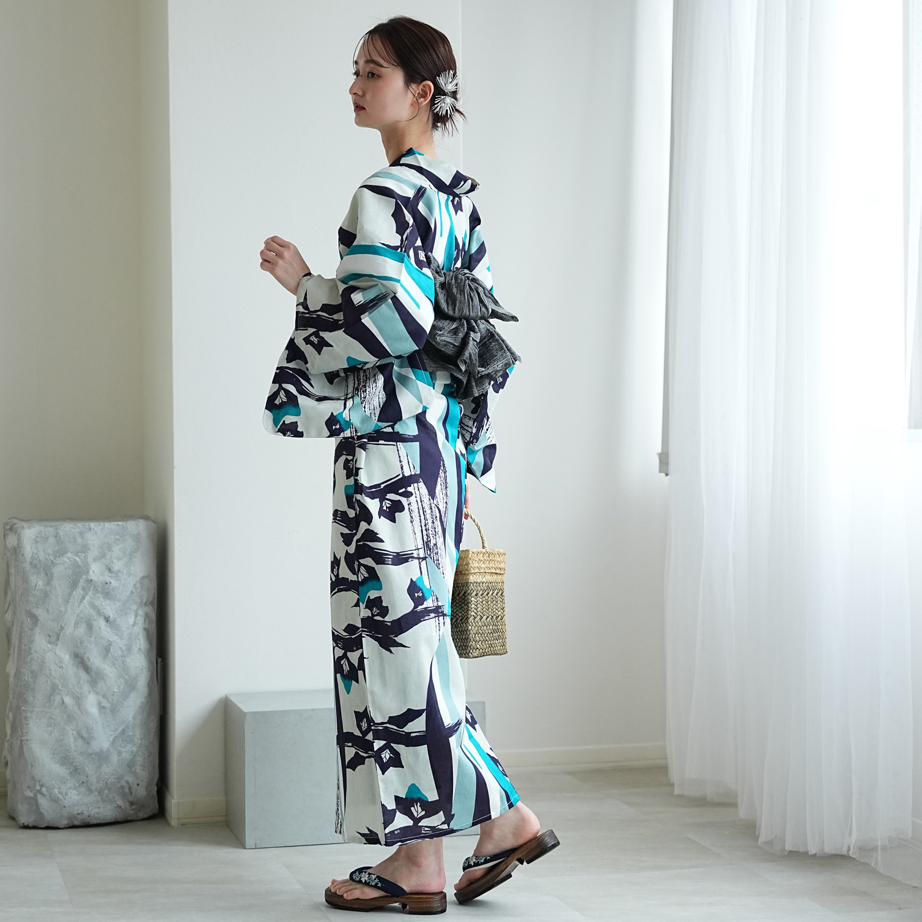 浴衣 レディース セット Sサイズ ニコアンテ...の詳細画像3