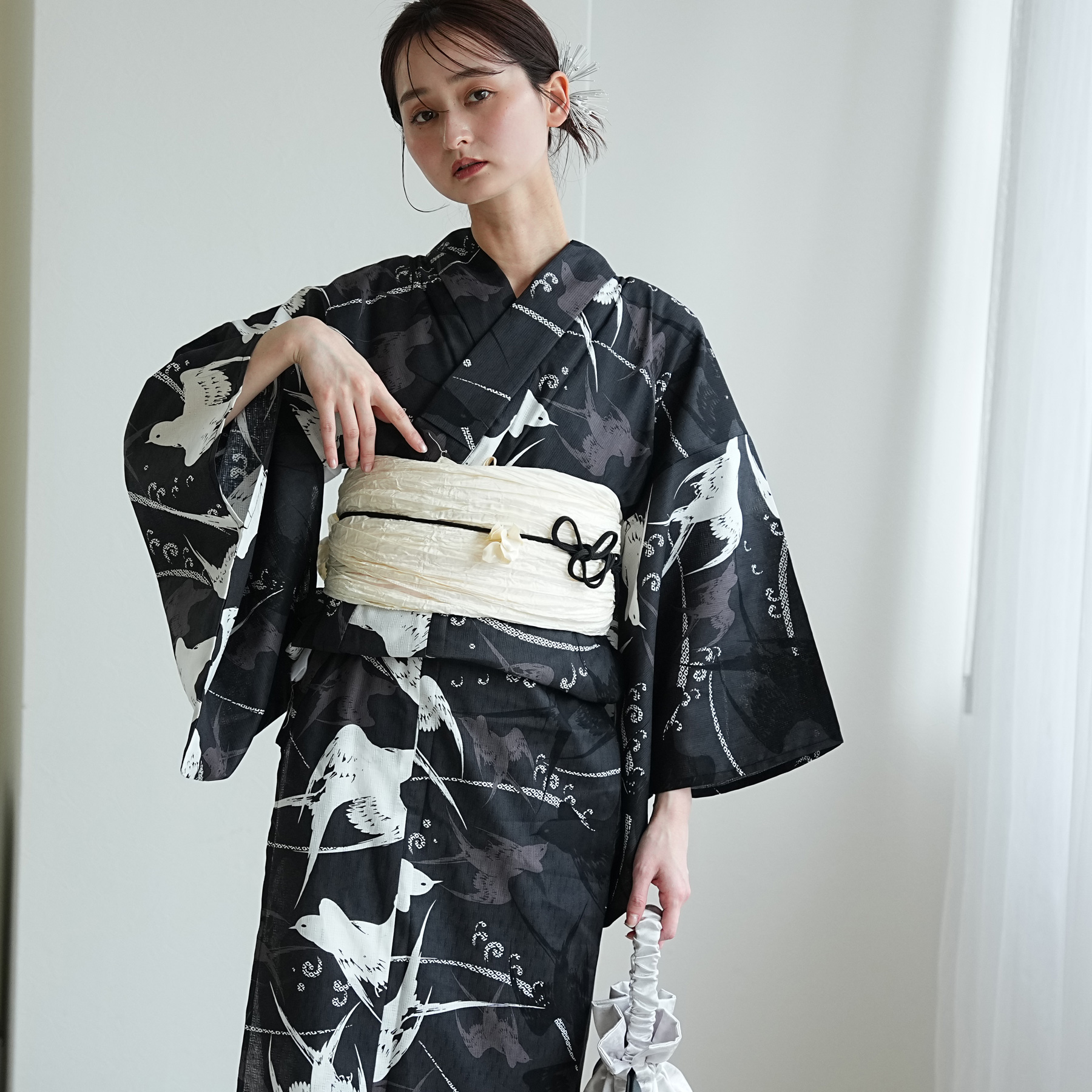 浴衣 ゆかた レディース 女性 おしゃれ レトロ 古典 昭和 平成 大人 夏 盆踊り utatane ウタタネ うたたね 帯 下駄 セット