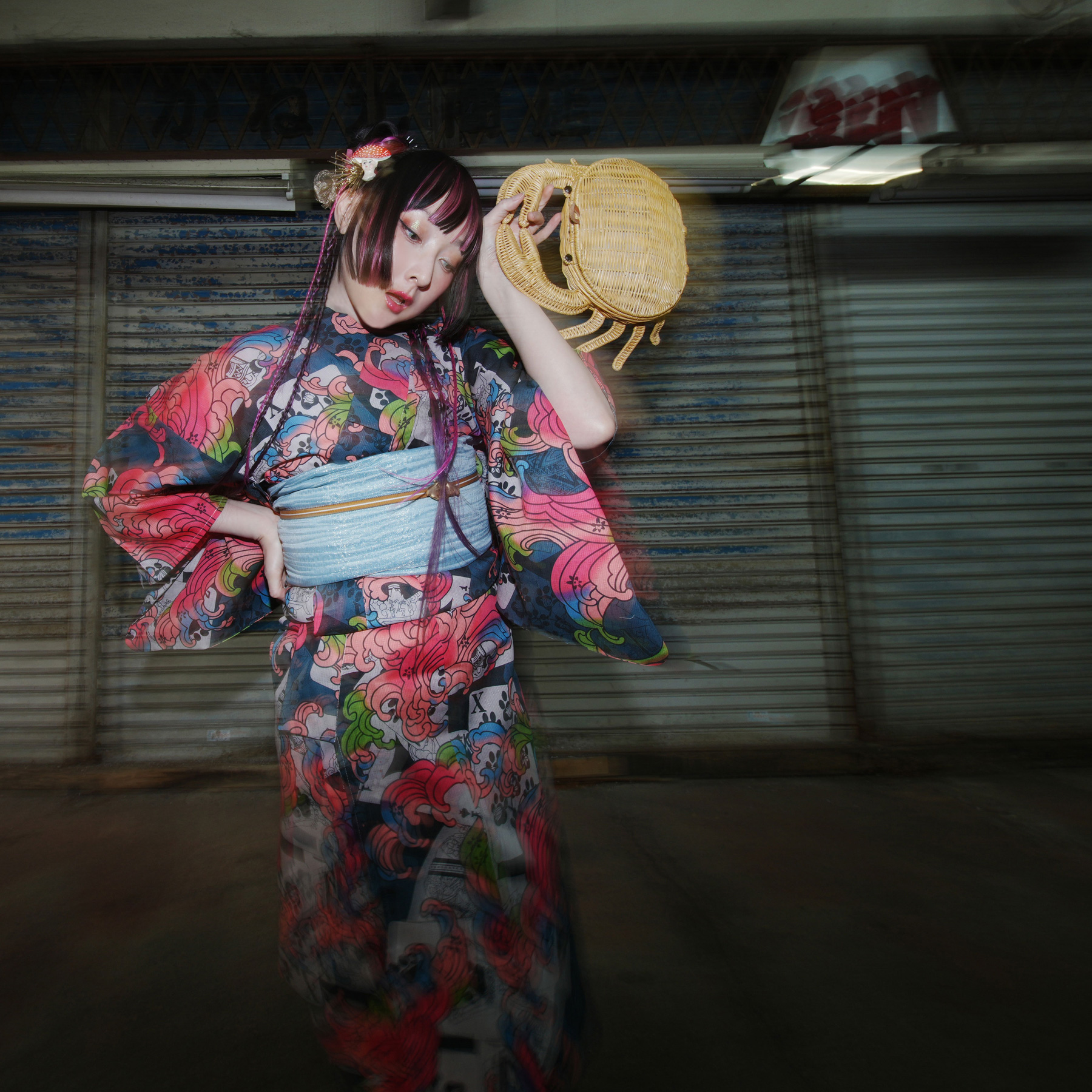浴衣 ゆかた ニコアンティーク RinRin Doll