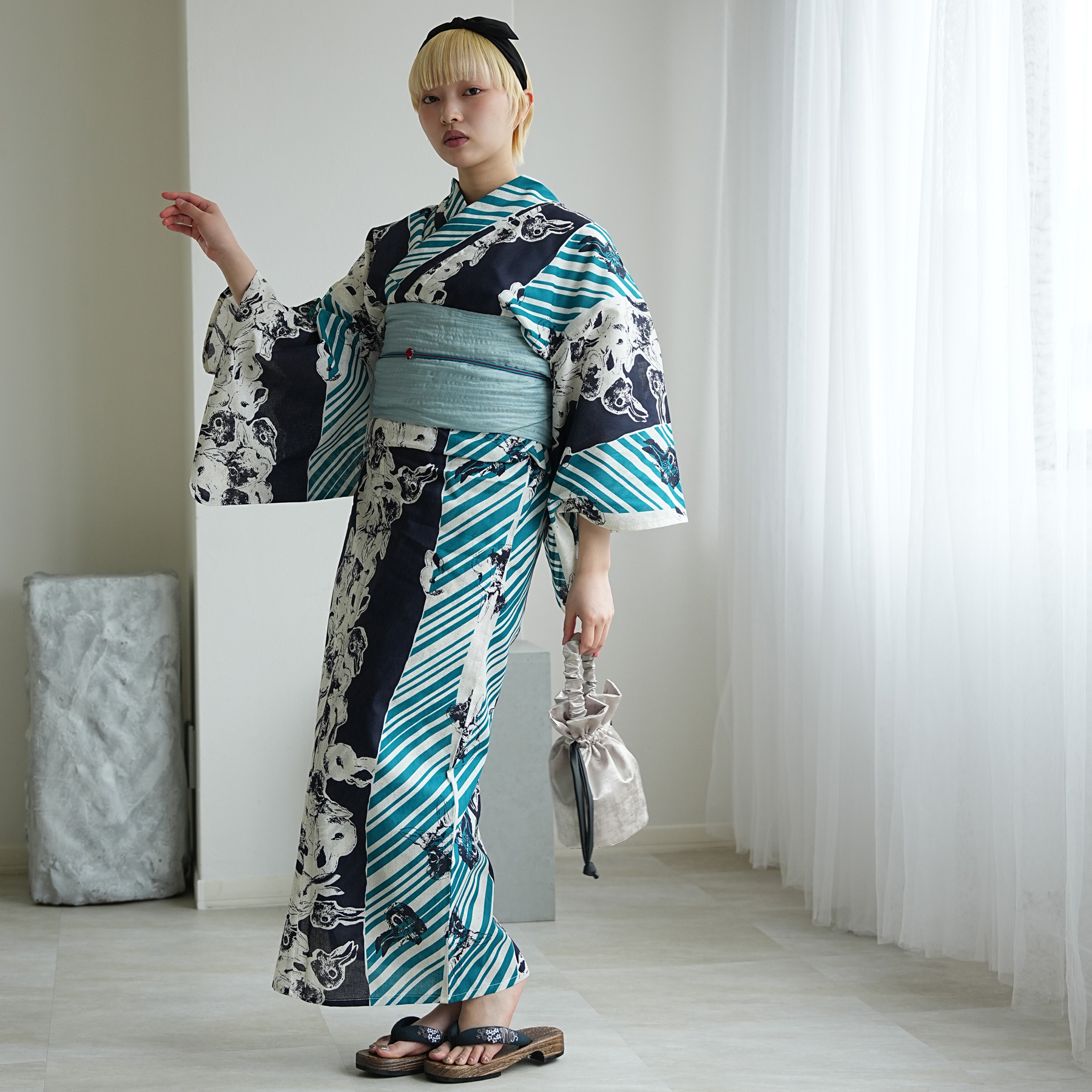 浴衣 レディース セット Sサイズ ニコアンテ...の詳細画像2