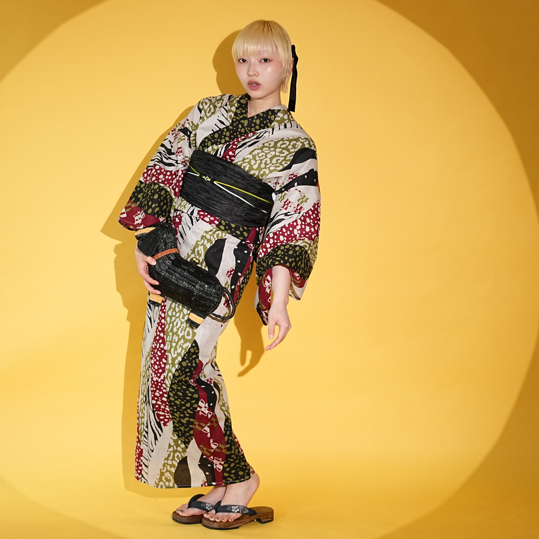浴衣 ゆかた レディース 女性 おしゃれ レトロ 古典 昭和 平成 大人 夏 盆踊り utatane ウタタネ うたたね 帯 下駄 セット