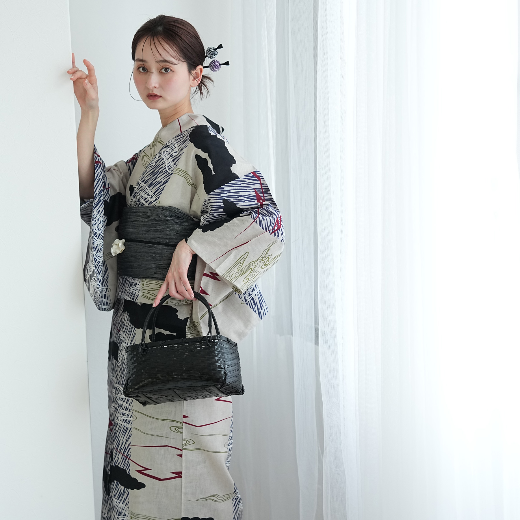 浴衣 ゆかた レディース セット 女性 ニコアンティーク 個性派レトロ