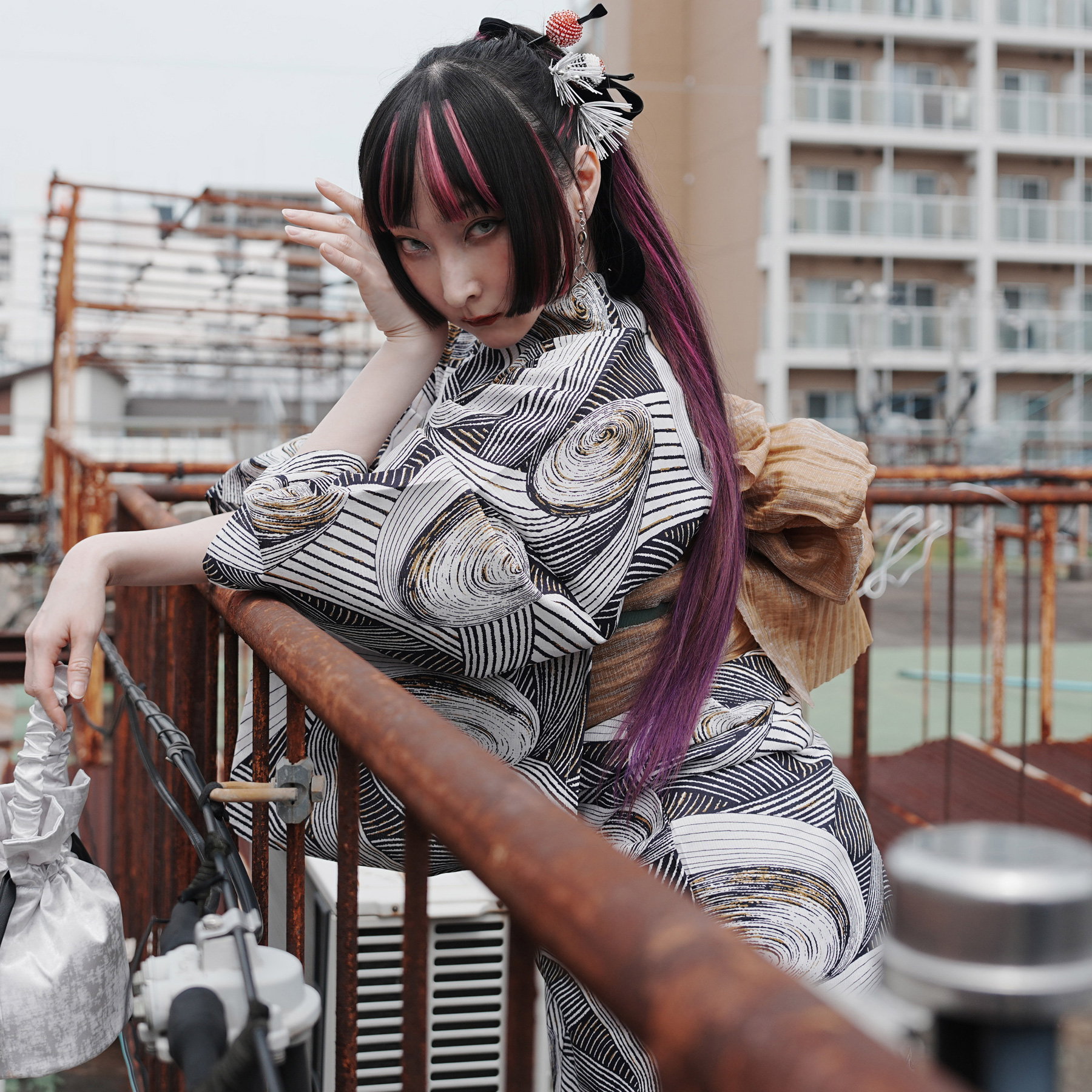浴衣 ゆかた ニコアンティーク RinRin Doll