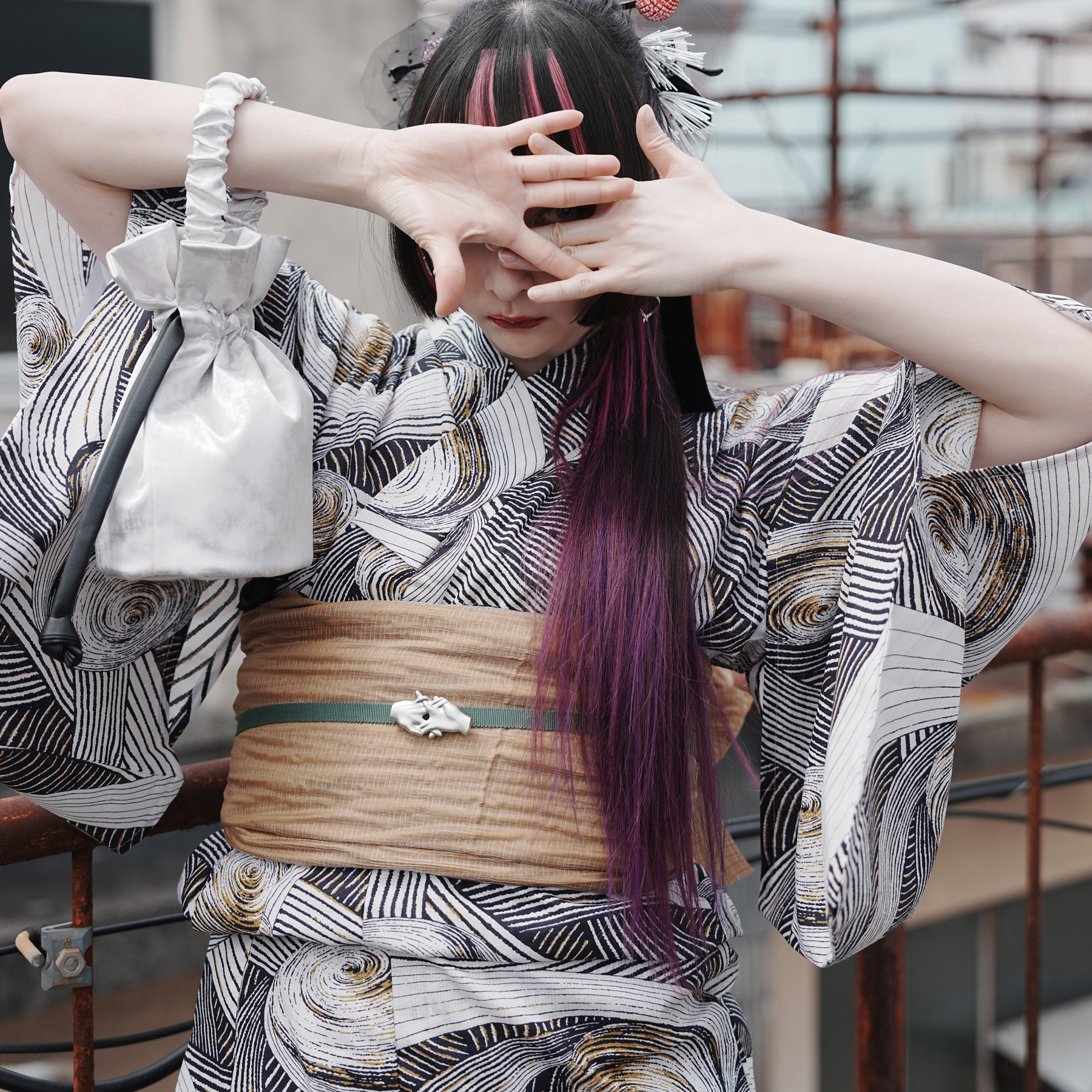 浴衣 ニコアンティーク RinRin Doll