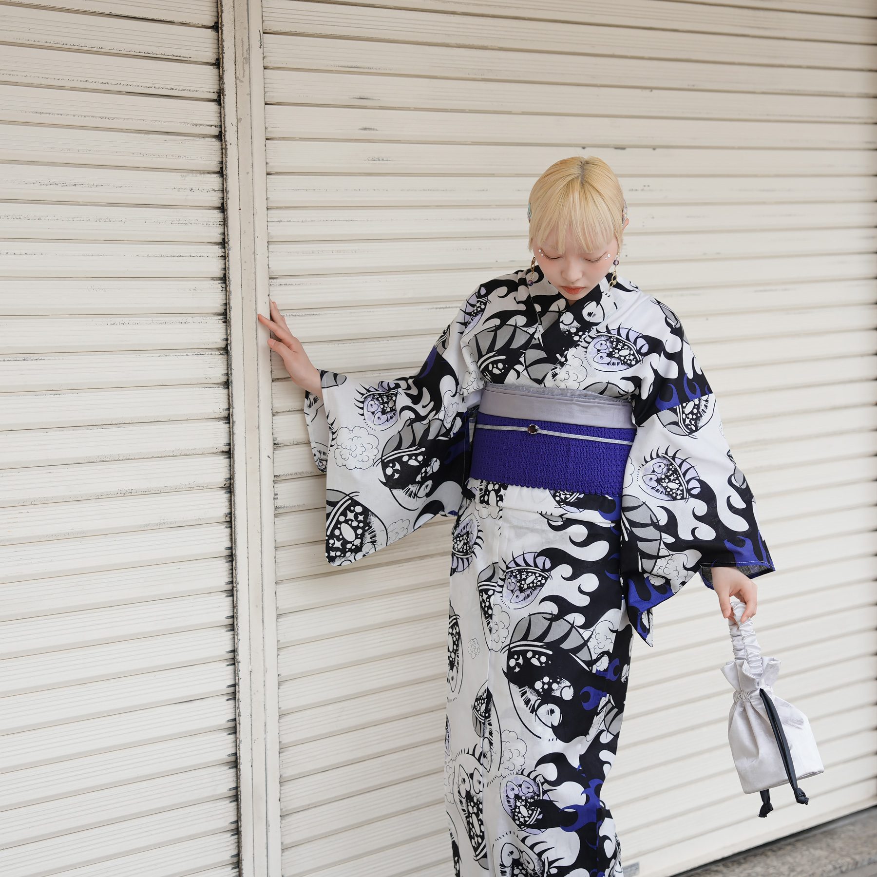 浴衣 ゆかた 大きい トール L 高身長 背が高い 裄丈長め 裄長め 裄が長い 腕が長い