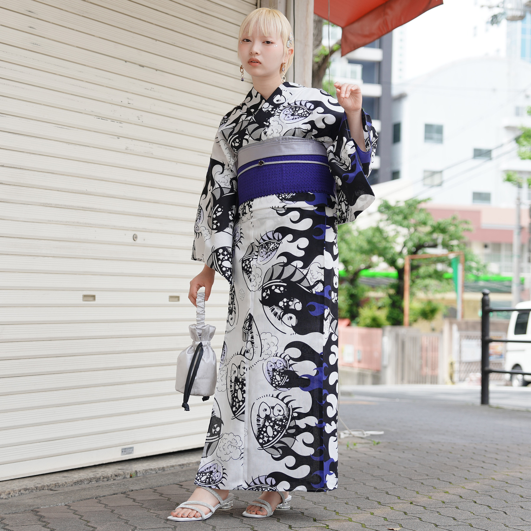 浴衣 ゆかた 大きい トール L 高身長 背が高い 裄丈長め 裄長め 裄が長い 腕が長い
